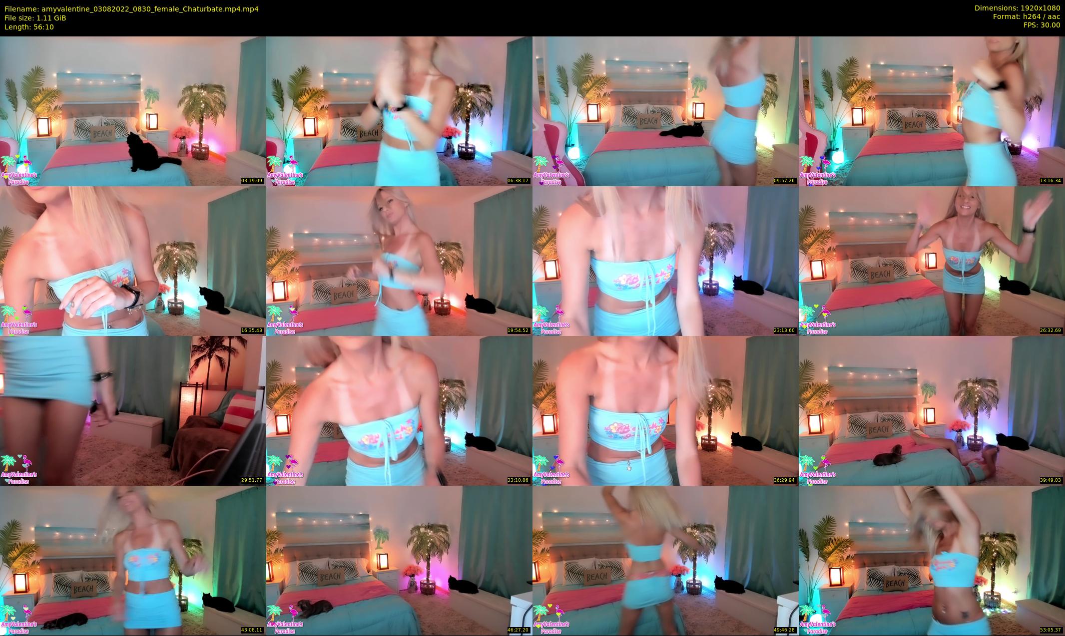 amyvalentine — 57 minute Chaturbate female cam show recording, 1080p, Aug 3, 2022