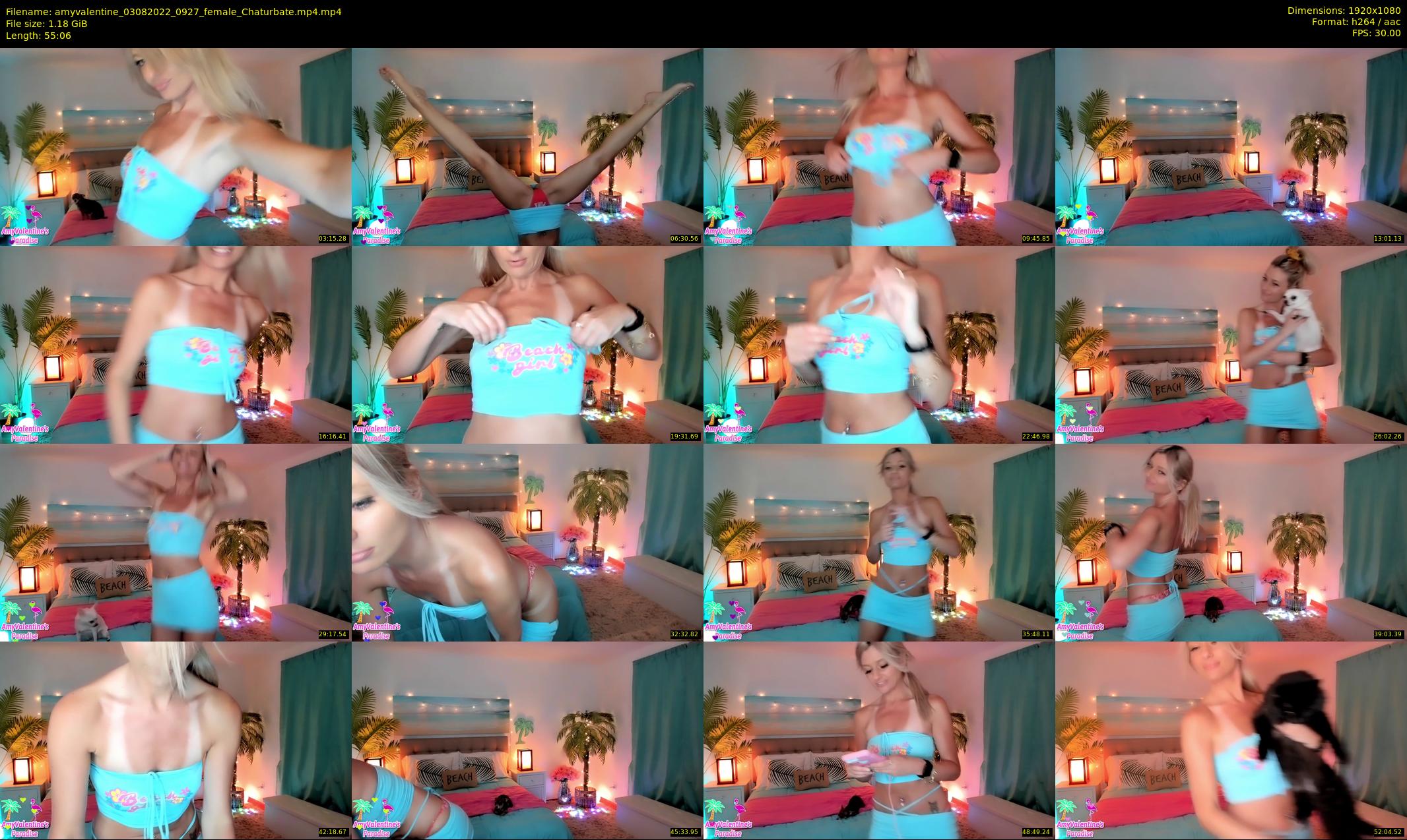 amyvalentine — 56 minute Chaturbate female cam show recording, 1080p, Aug 3, 2022