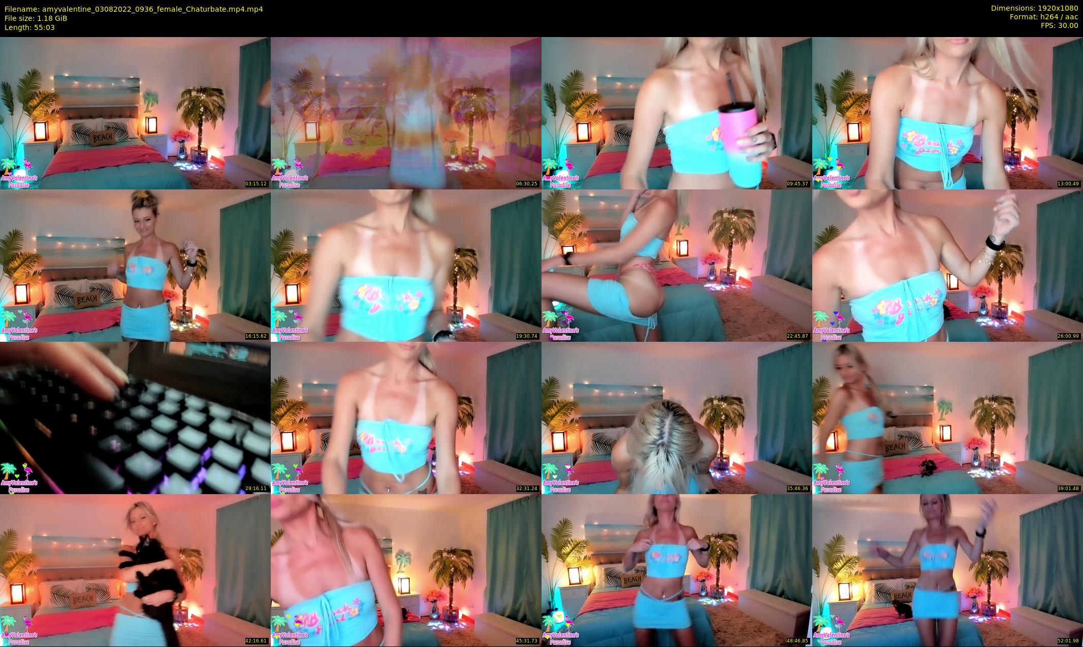 amyvalentine — 56 minute Chaturbate female cam show recording, 1080p, Aug 3, 2022
