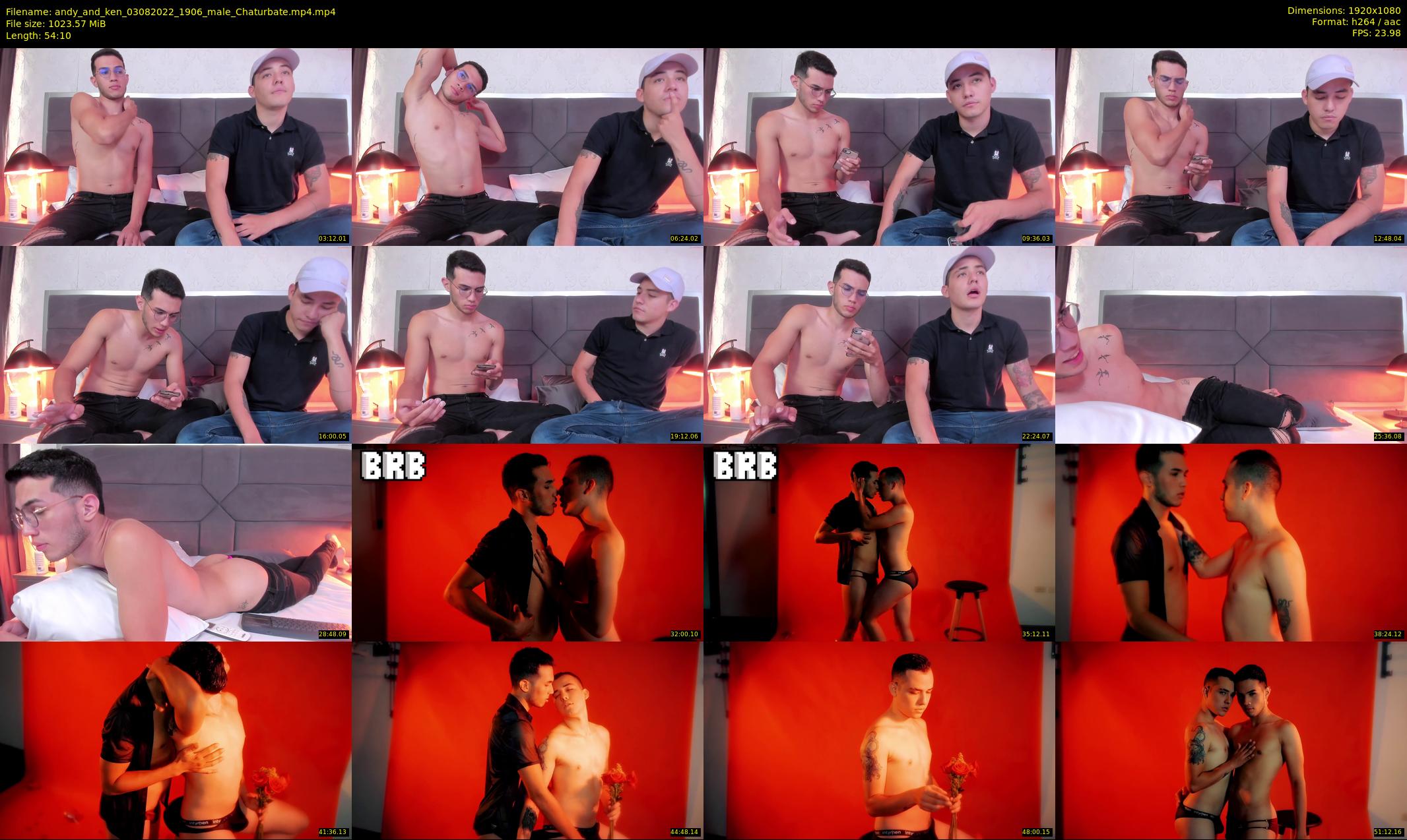 andy_and_ken — 55 minute Chaturbate male cam show recording, 1080p, Aug 3, 2022