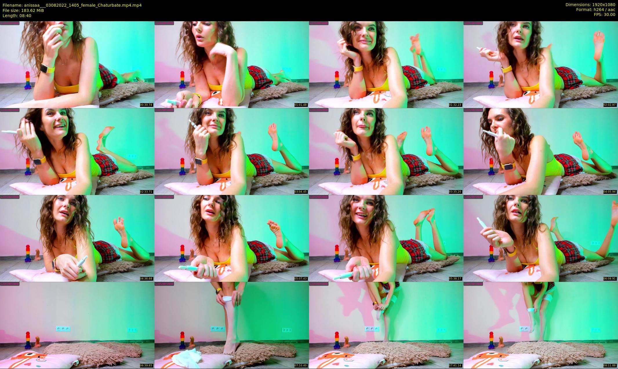 anissaa__ — 9 minute Chaturbate female cam show recording, 1080p, Aug 3, 2022