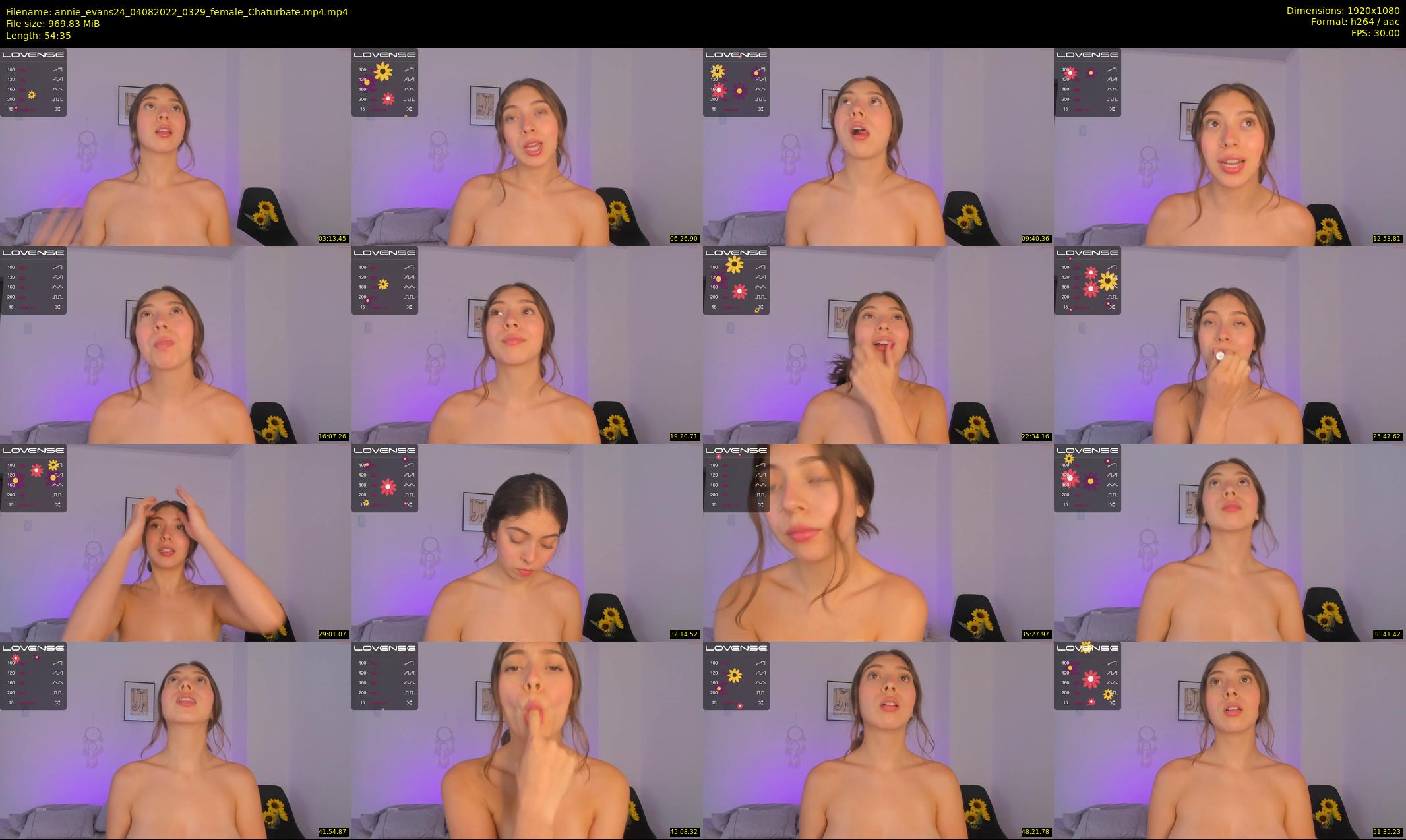 annie_evans24 — 55 minute Chaturbate female cam show recording, 1080p, Aug 4, 2022