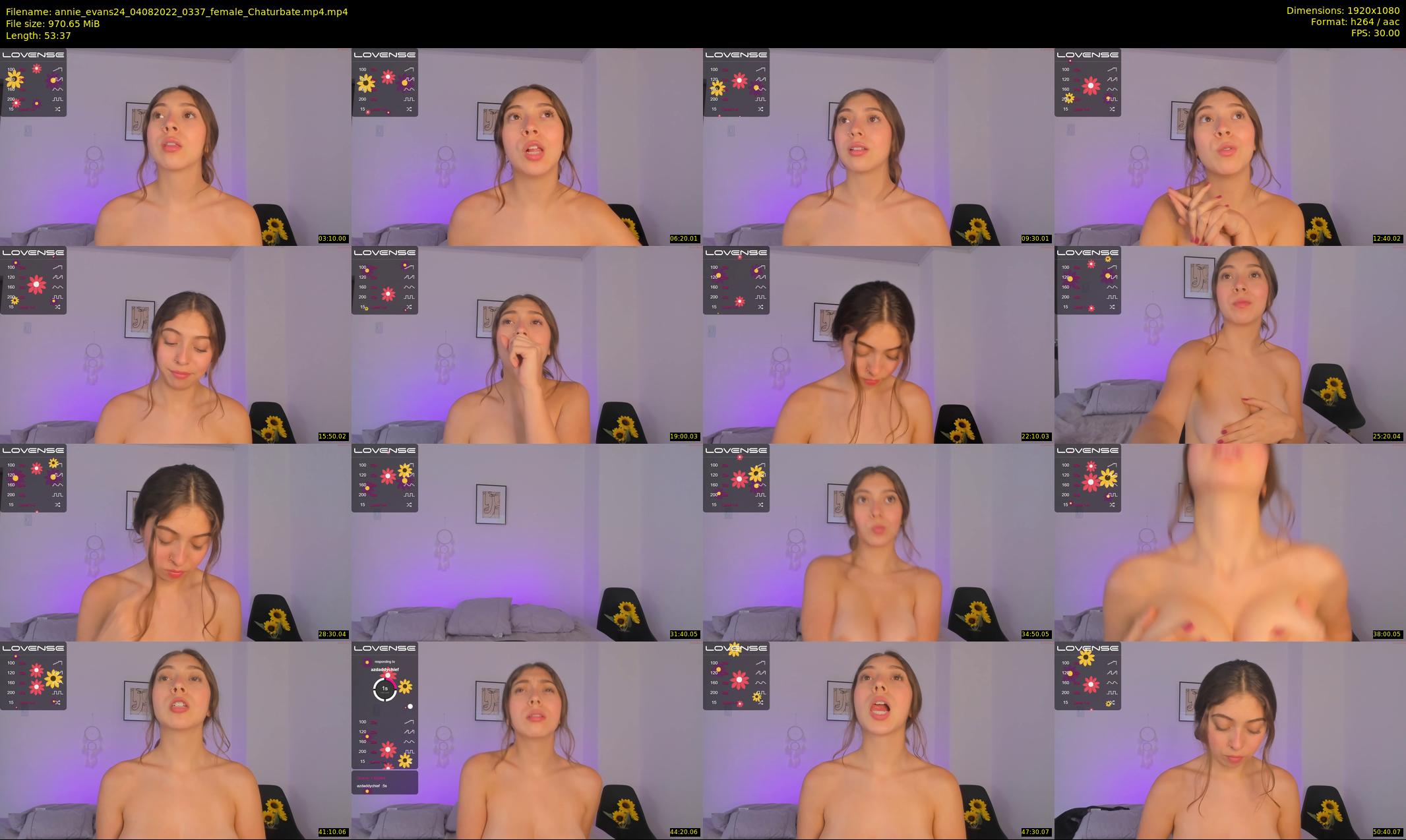 annie_evans24 — 54 minute Chaturbate female cam show recording, 1080p, Aug 4, 2022