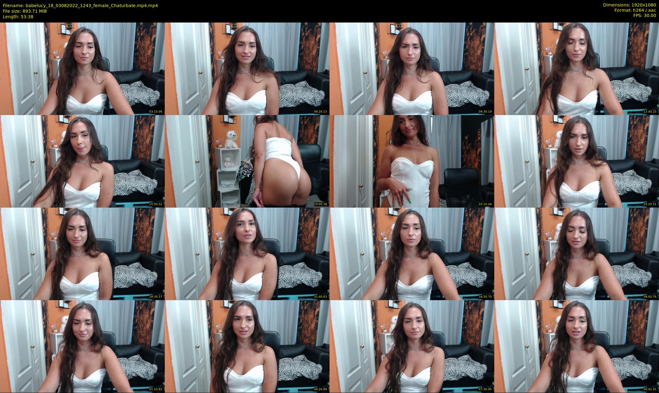 babelucy_18 — 54 minute Chaturbate female cam show recording, 1080p, Aug 3, 2022