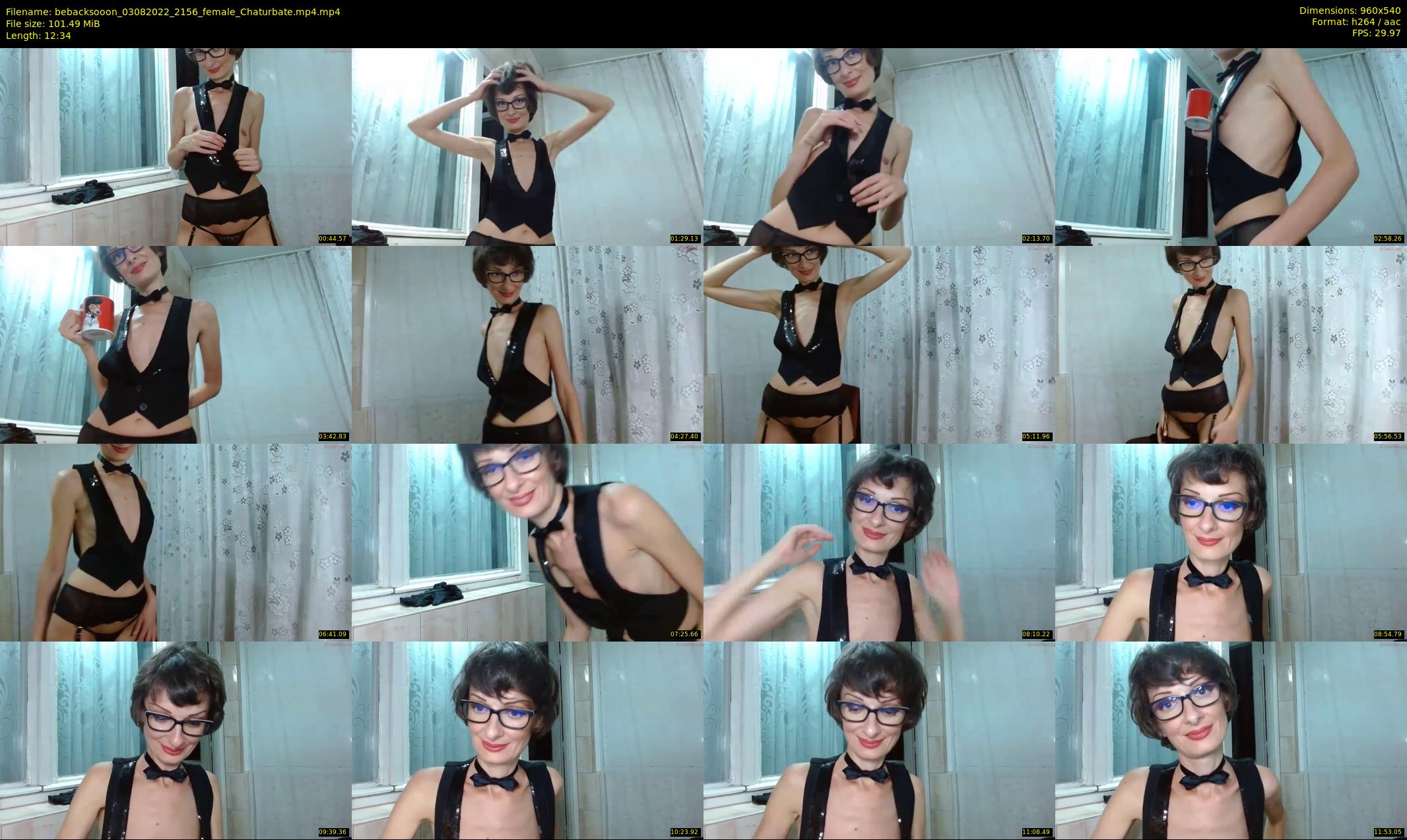bebacksooon — 13 minute Chaturbate female cam show recording, 480p, Aug 3, 2022