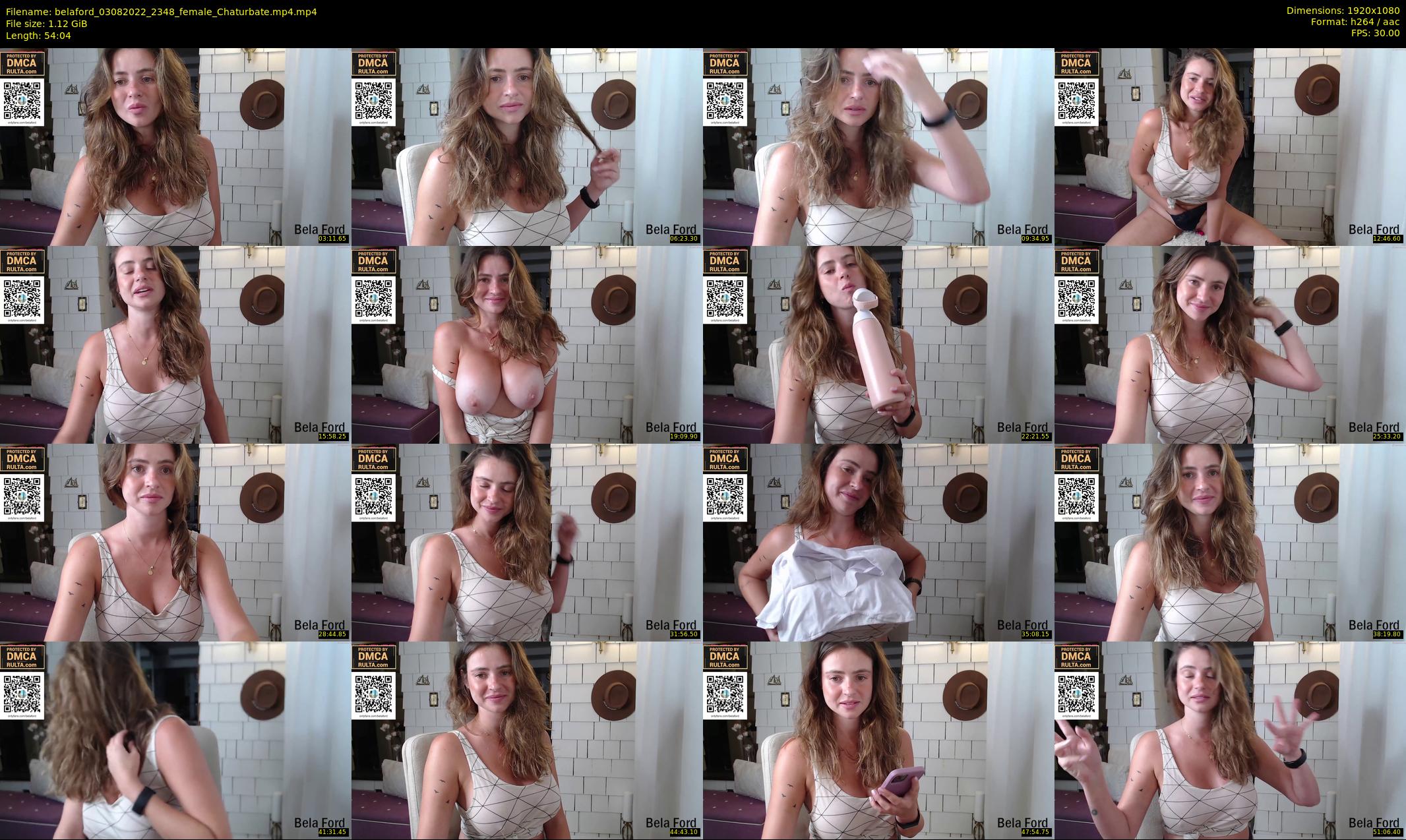 belaford — 55 minute Chaturbate female cam show recording, 1080p, Aug 3, 2022