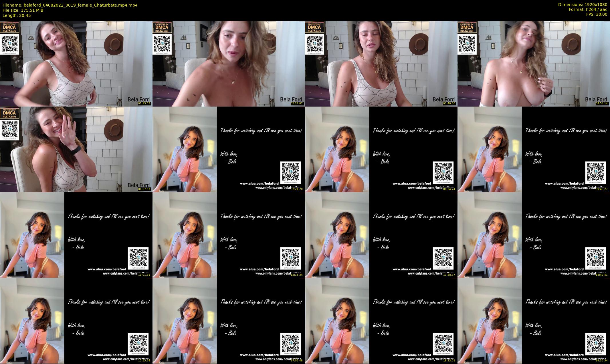 belaford — 21 minute Chaturbate female cam show recording, 1080p, Aug 4, 2022