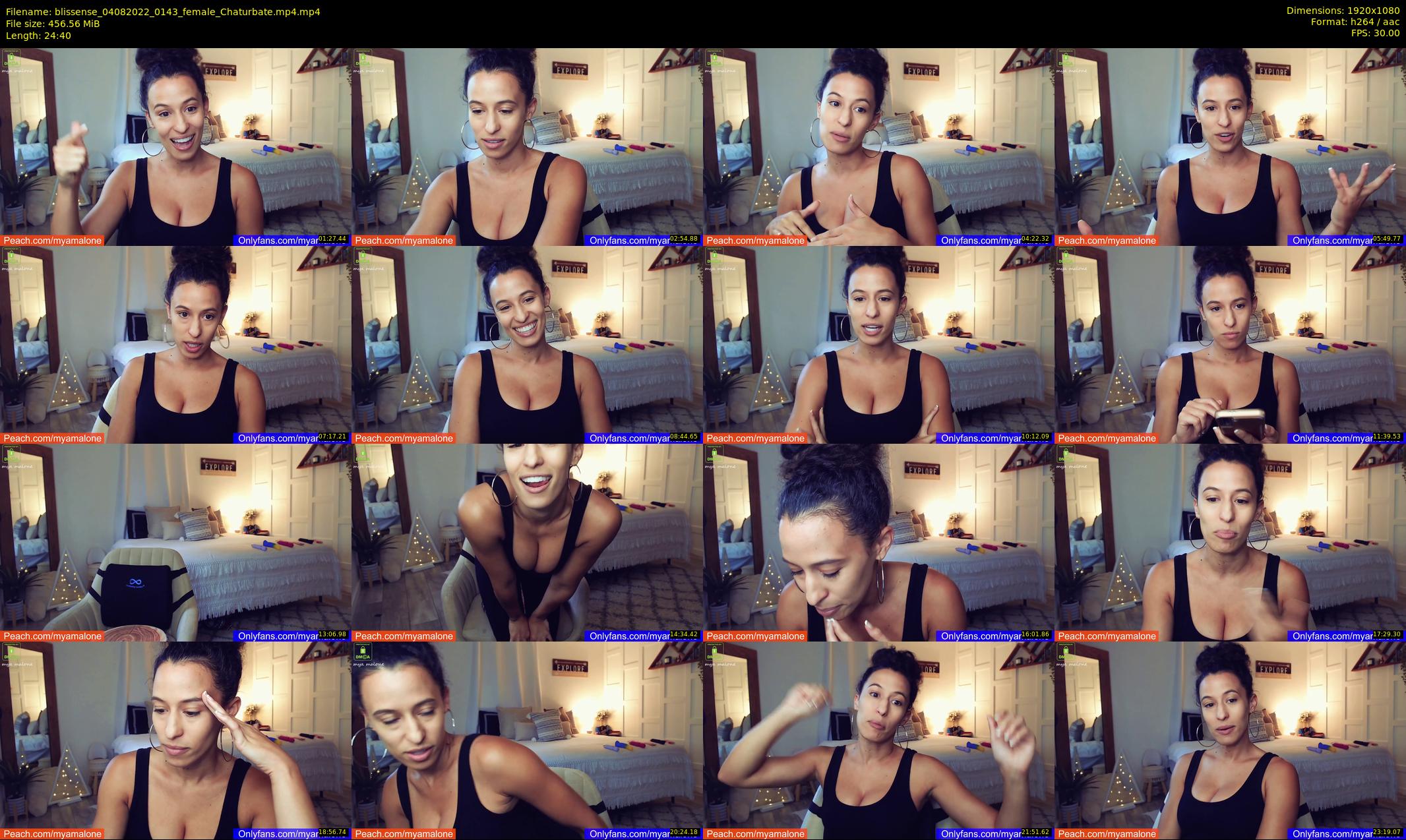 blissense — 25 minute Chaturbate female cam show recording, 1080p, Aug 4, 2022