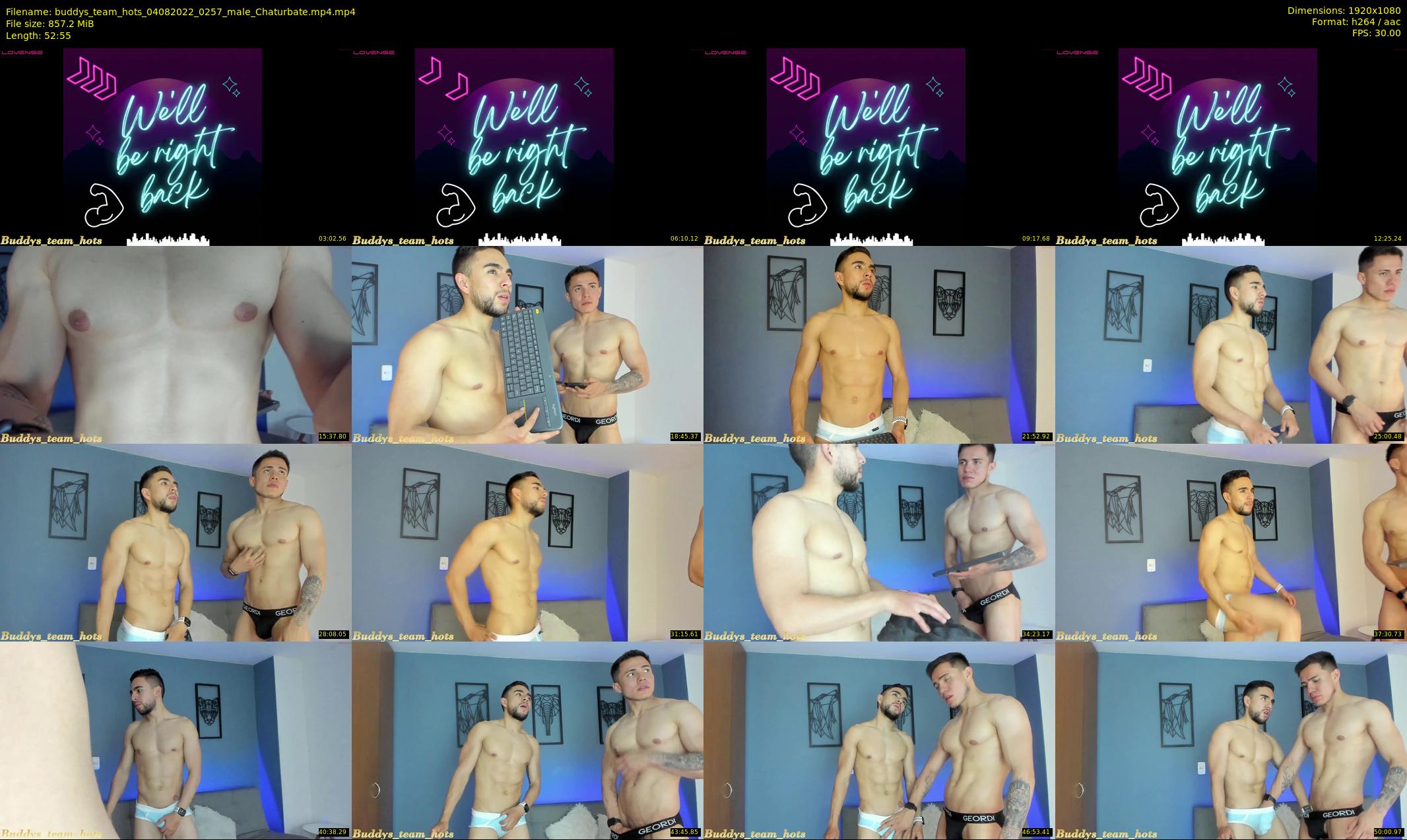 buddys_team_hots — 53 minute Chaturbate couple cam show recording, 1080p, Aug 4, 2022