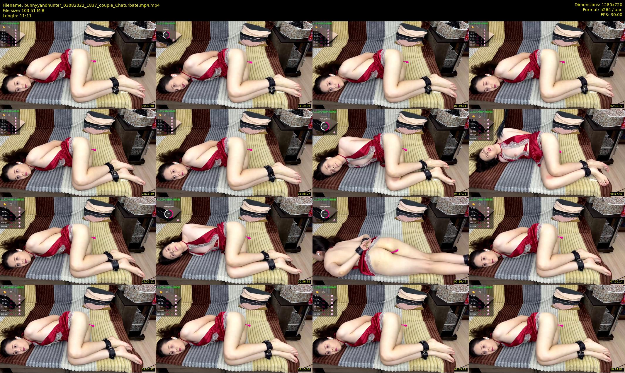 bunnyyandhunter — 12 minute Chaturbate couple cam show recording, 720p, Aug 3, 2022