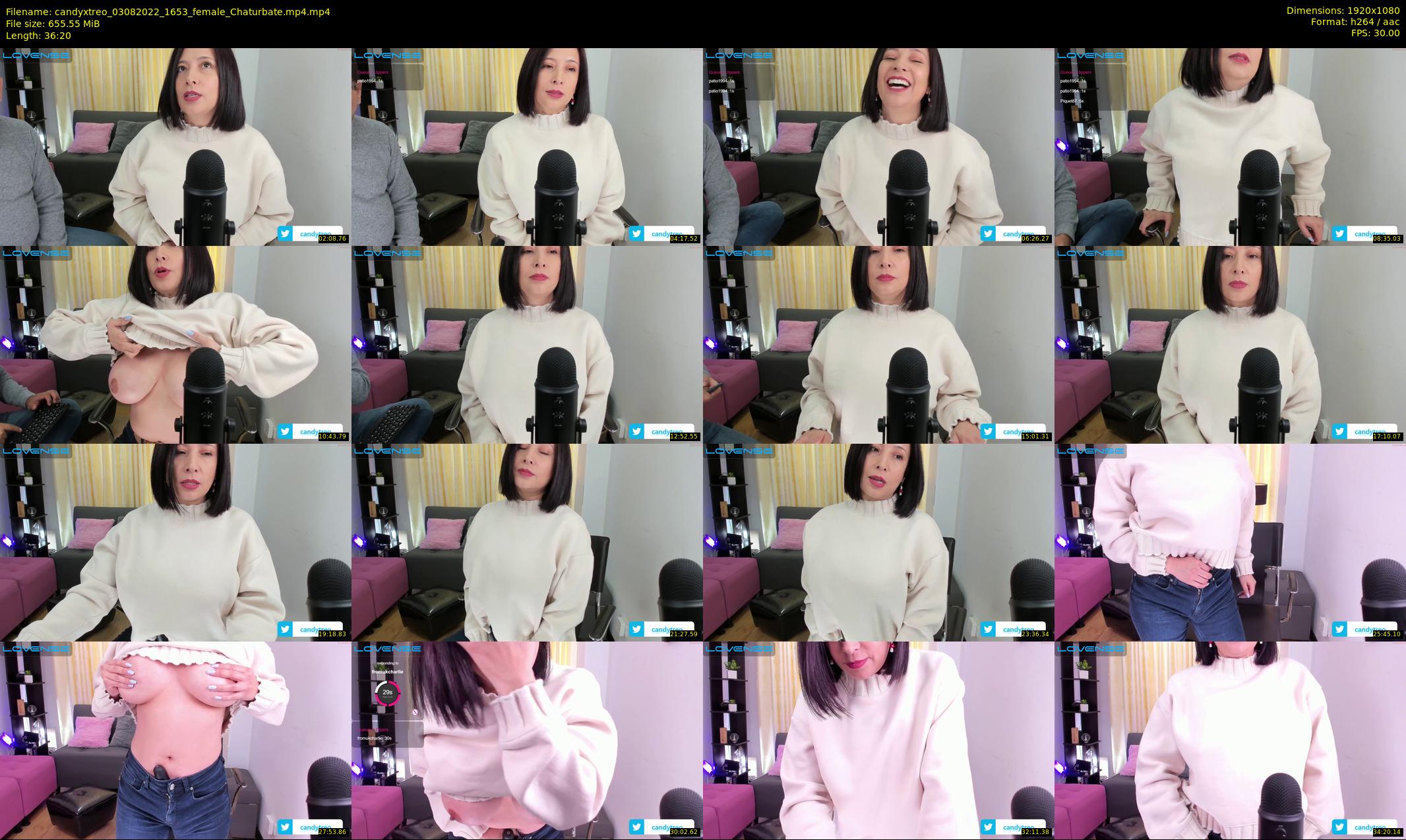 candyxtreo — 37 minute Chaturbate couple cam show recording, 1080p, Aug 3, 2022