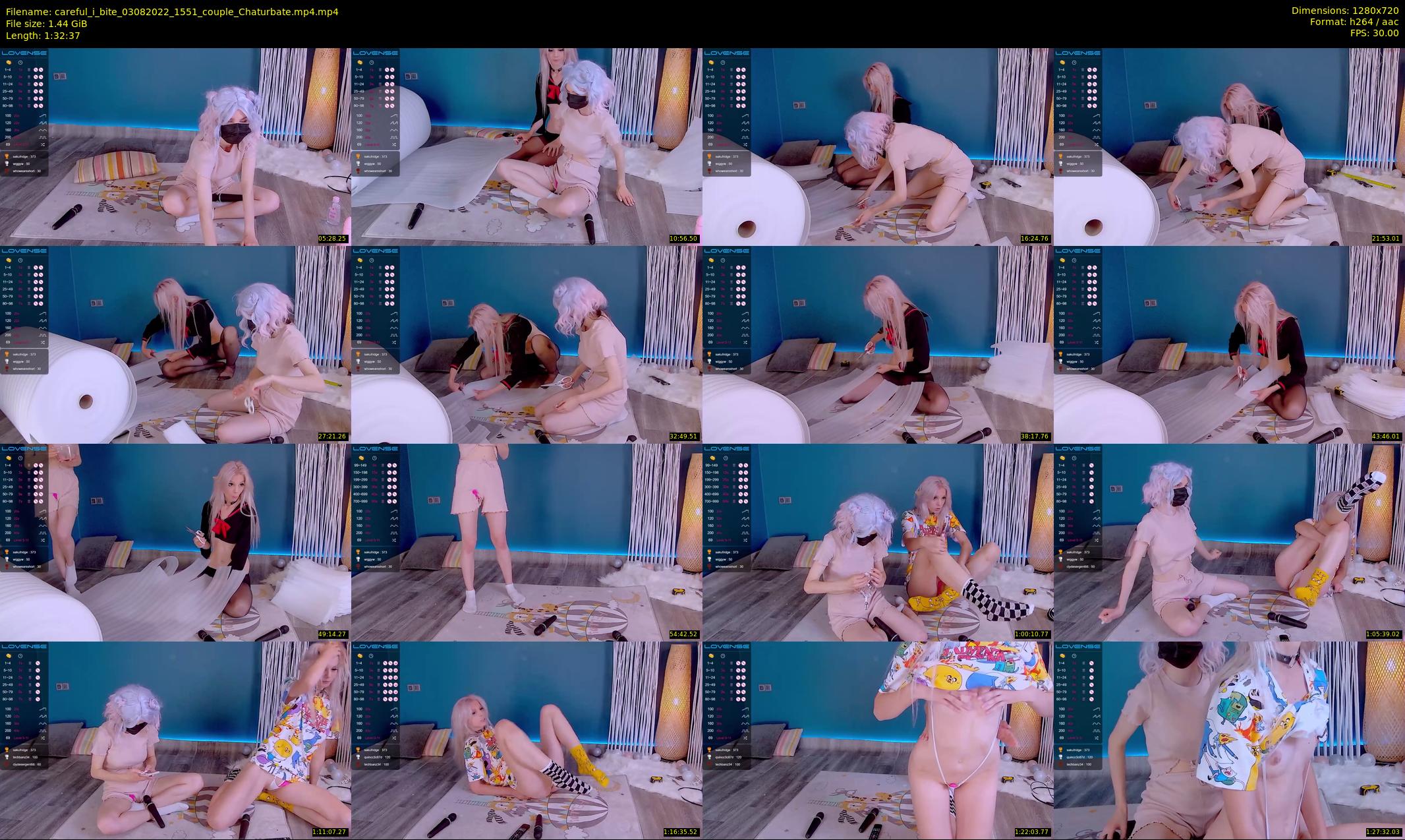 careful_i_bite — 93 minute Chaturbate female cam show recording, 720p, Aug 3, 2022