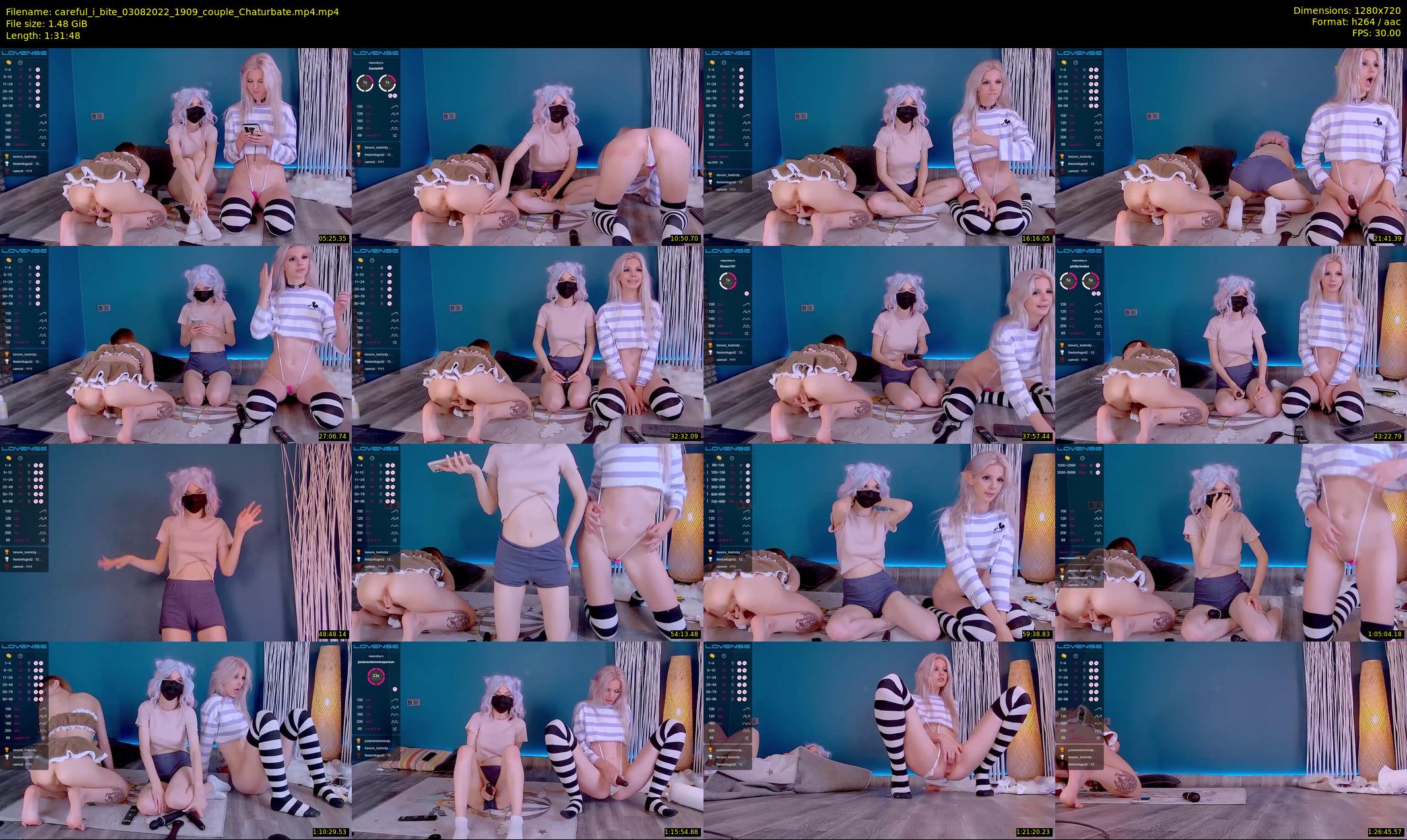 careful_i_bite — 92 minute Chaturbate female cam show recording, 720p, Aug 3, 2022
