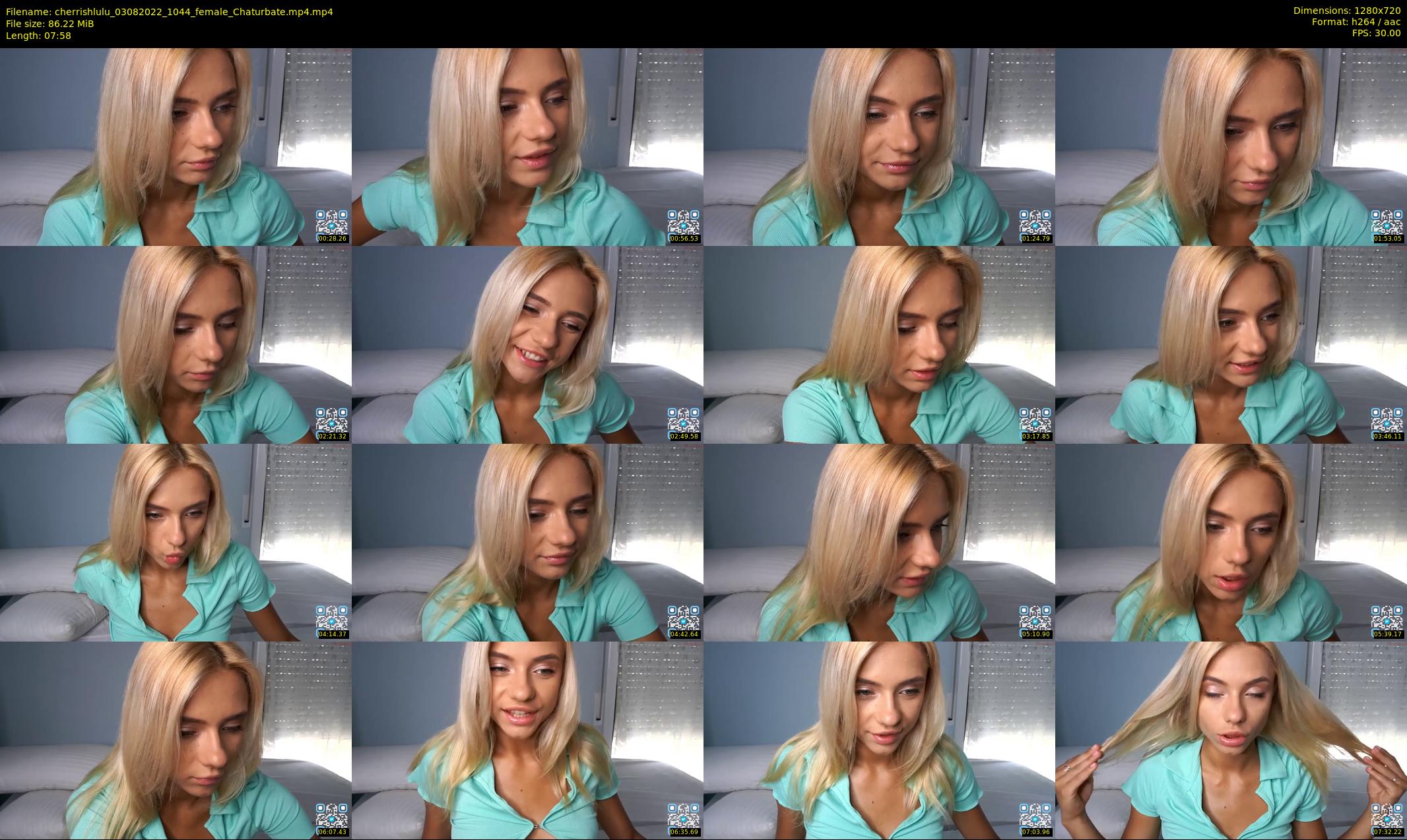 cherrishlulu — 8 minute Chaturbate female cam show recording, 720p, Aug 3, 2022