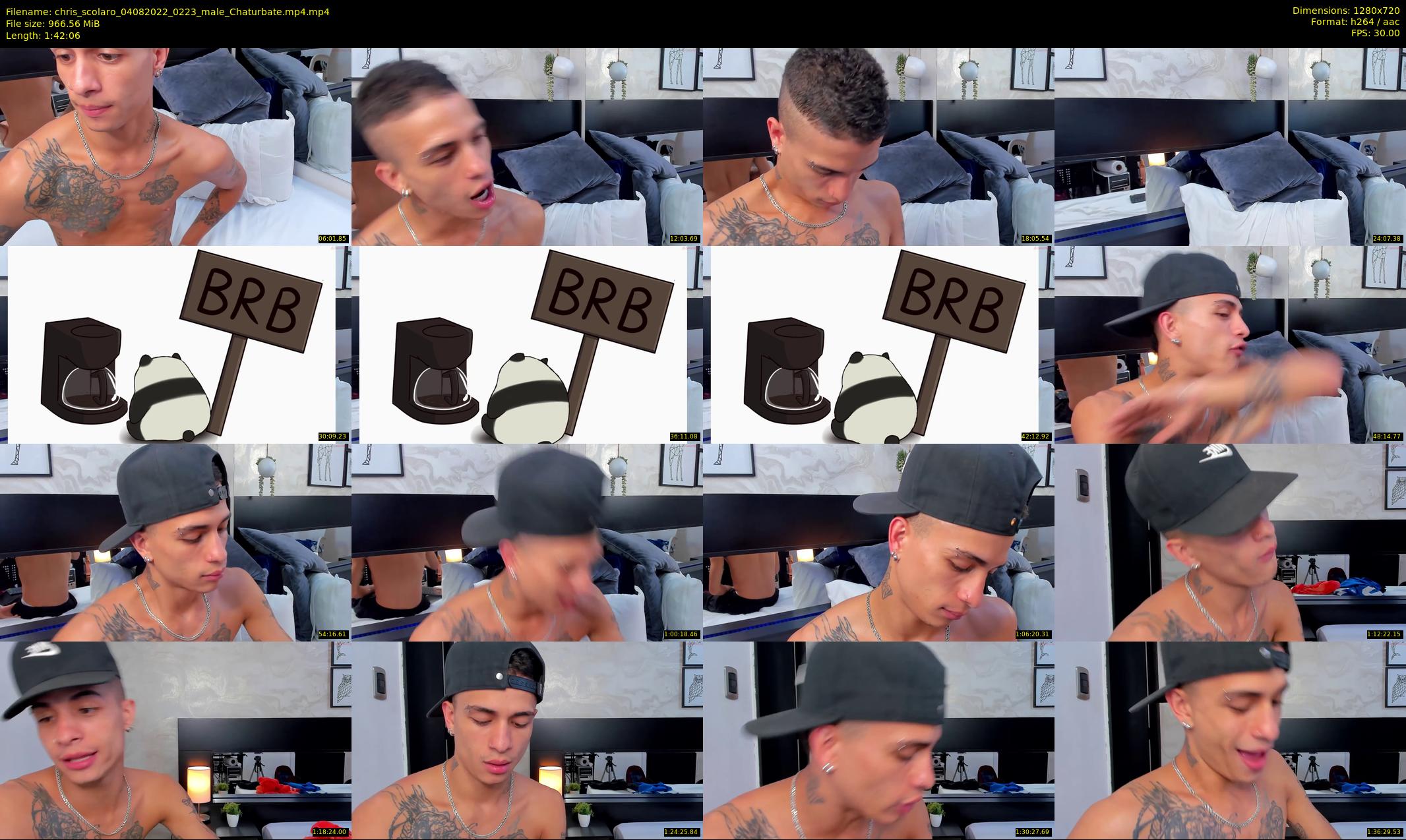 chris_scolaro — 103 minute Chaturbate male cam show recording, 720p, Aug 4, 2022