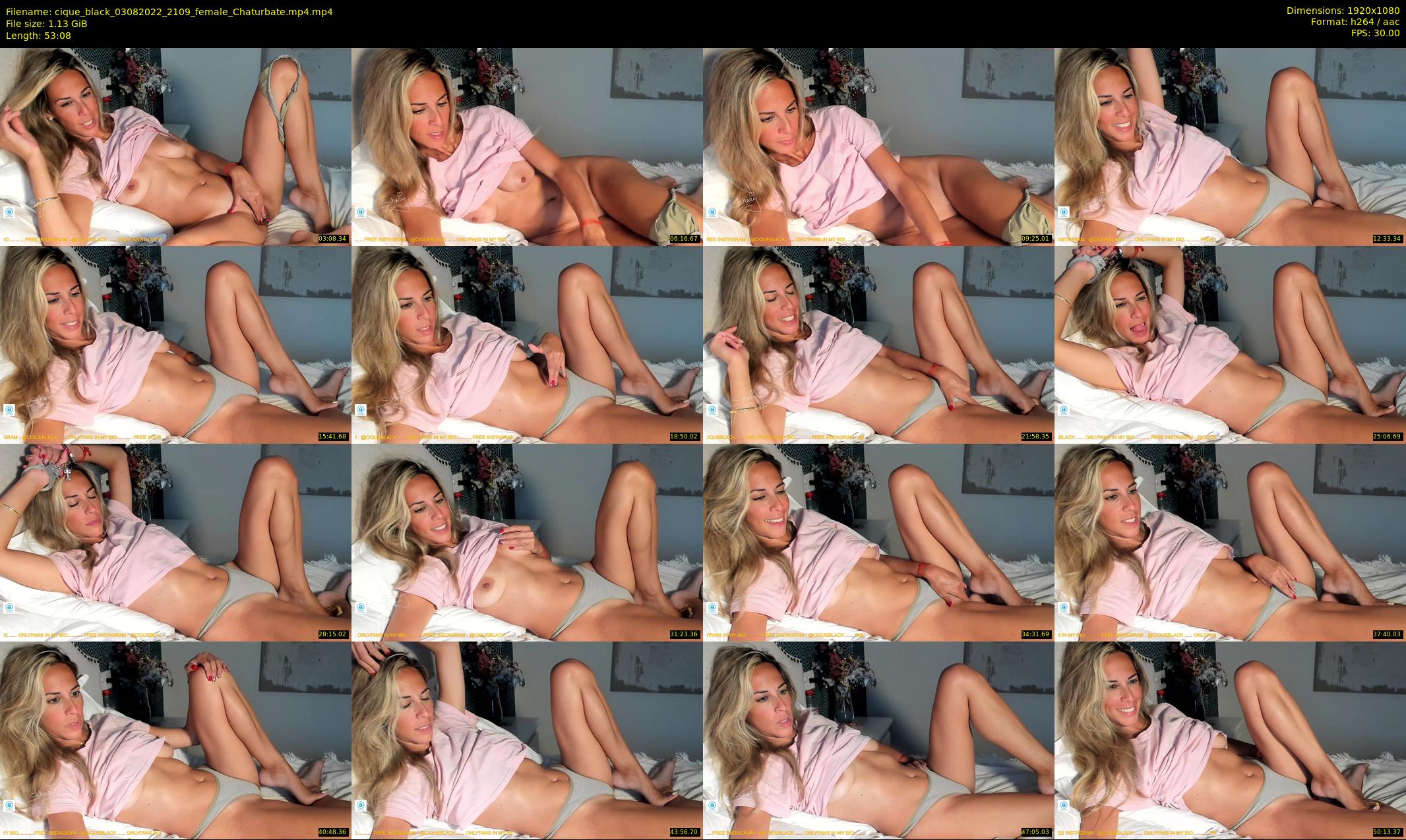 cique_black — 54 minute Chaturbate female cam show recording, 1080p, Aug 3, 2022