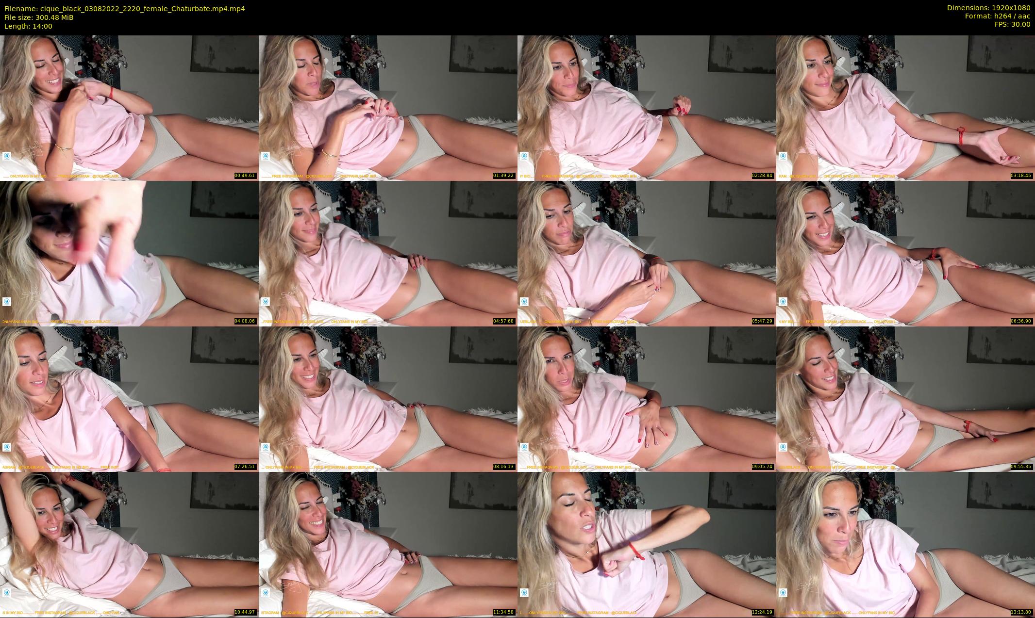 cique_black — 14 minute Chaturbate female cam show recording, 1080p, Aug 3, 2022