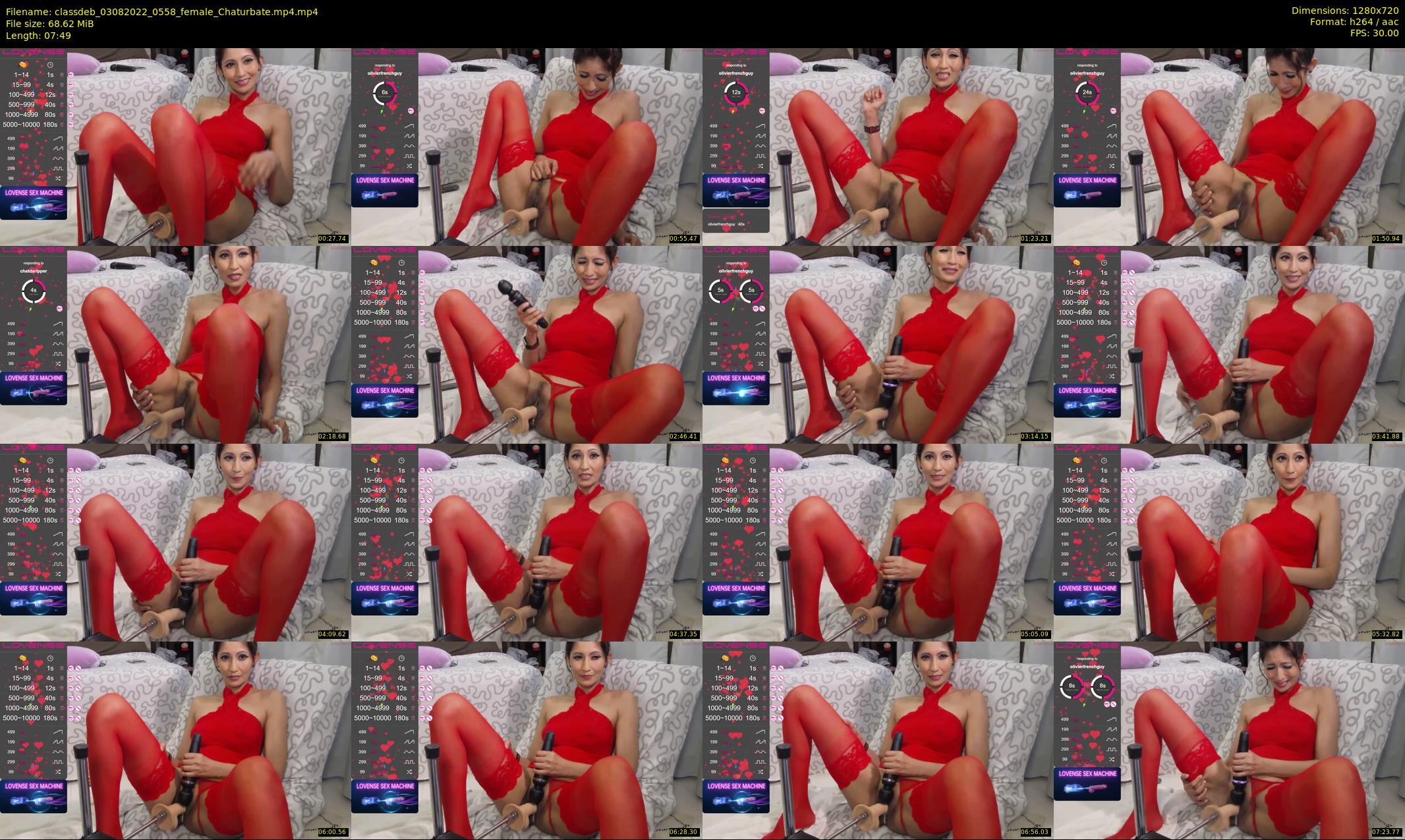 classdeb — 8 minute Chaturbate female cam show recording, 720p, Aug 3, 2022
