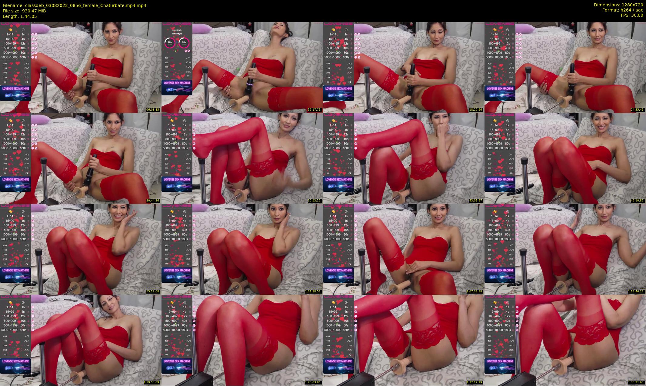 classdeb — 105 minute Chaturbate female cam show recording, 720p, Aug 3, 2022