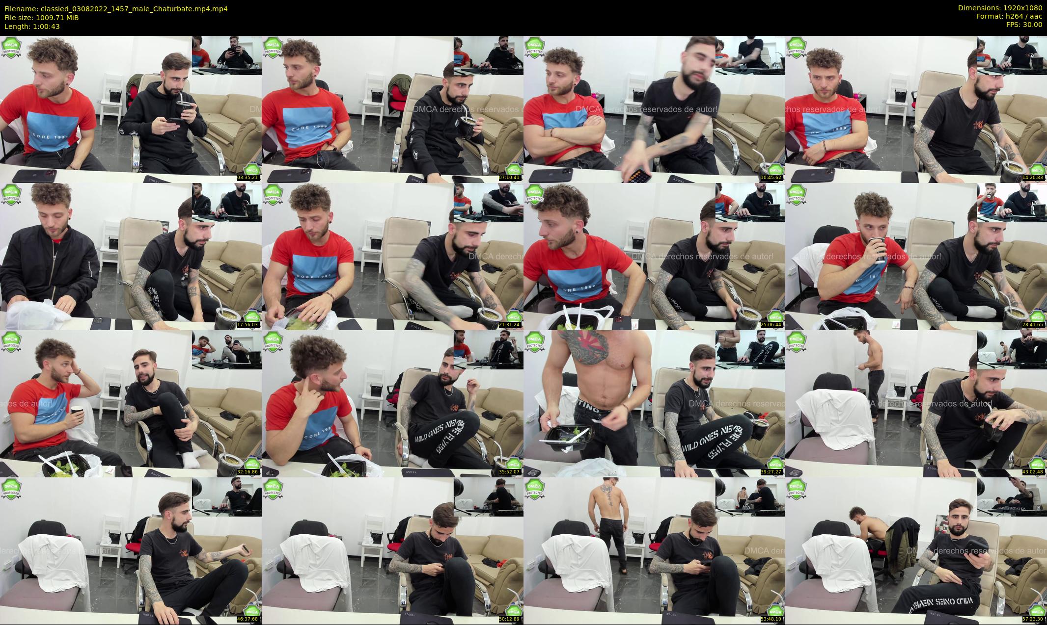 classied — 61 minute Chaturbate male cam show recording, 1080p, Aug 3, 2022