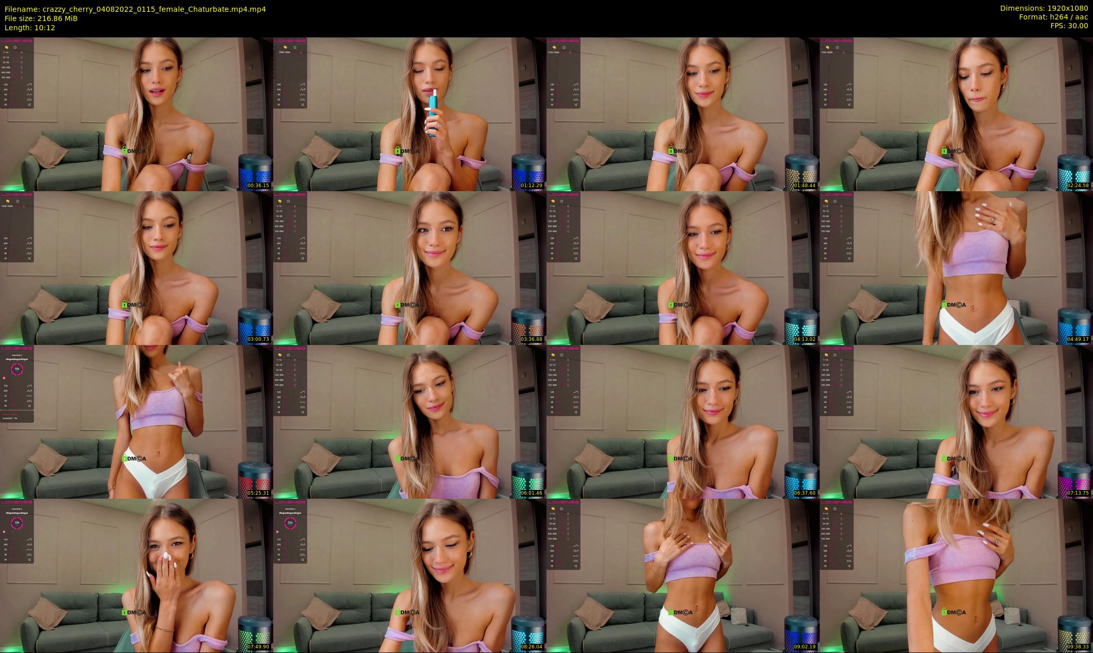 crazzy_cherry — 11 minute Chaturbate female cam show recording, 1080p, Aug 4, 2022