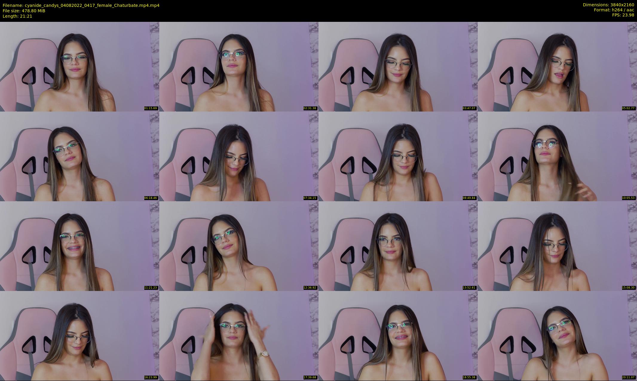 cyanide_candys — 22 minute Chaturbate female cam show recording, 4K, Aug 4, 2022