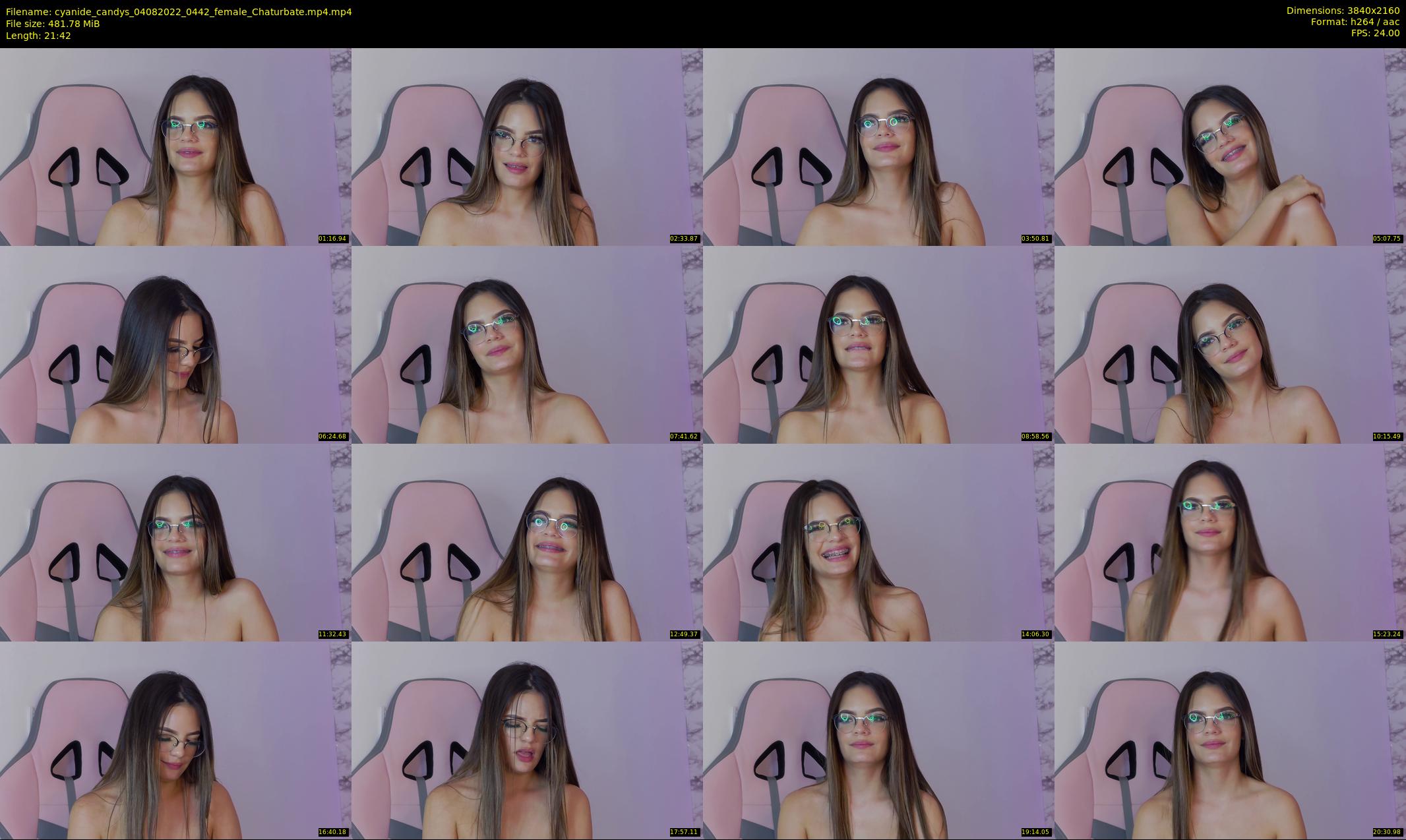 cyanide_candys — 22 minute Chaturbate female cam show recording, 4K, Aug 4, 2022