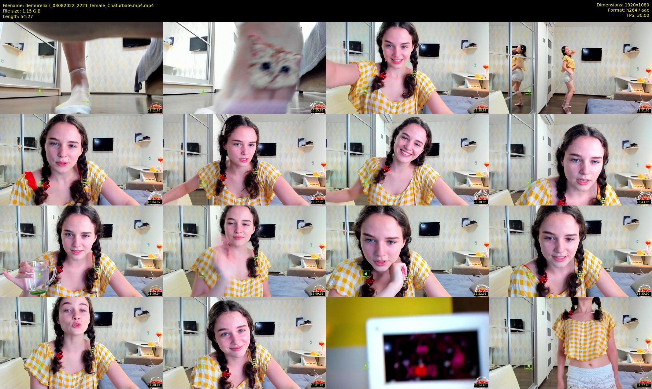 demurelixir — 55 minute Chaturbate female cam show recording, 1080p, Aug 3, 2022