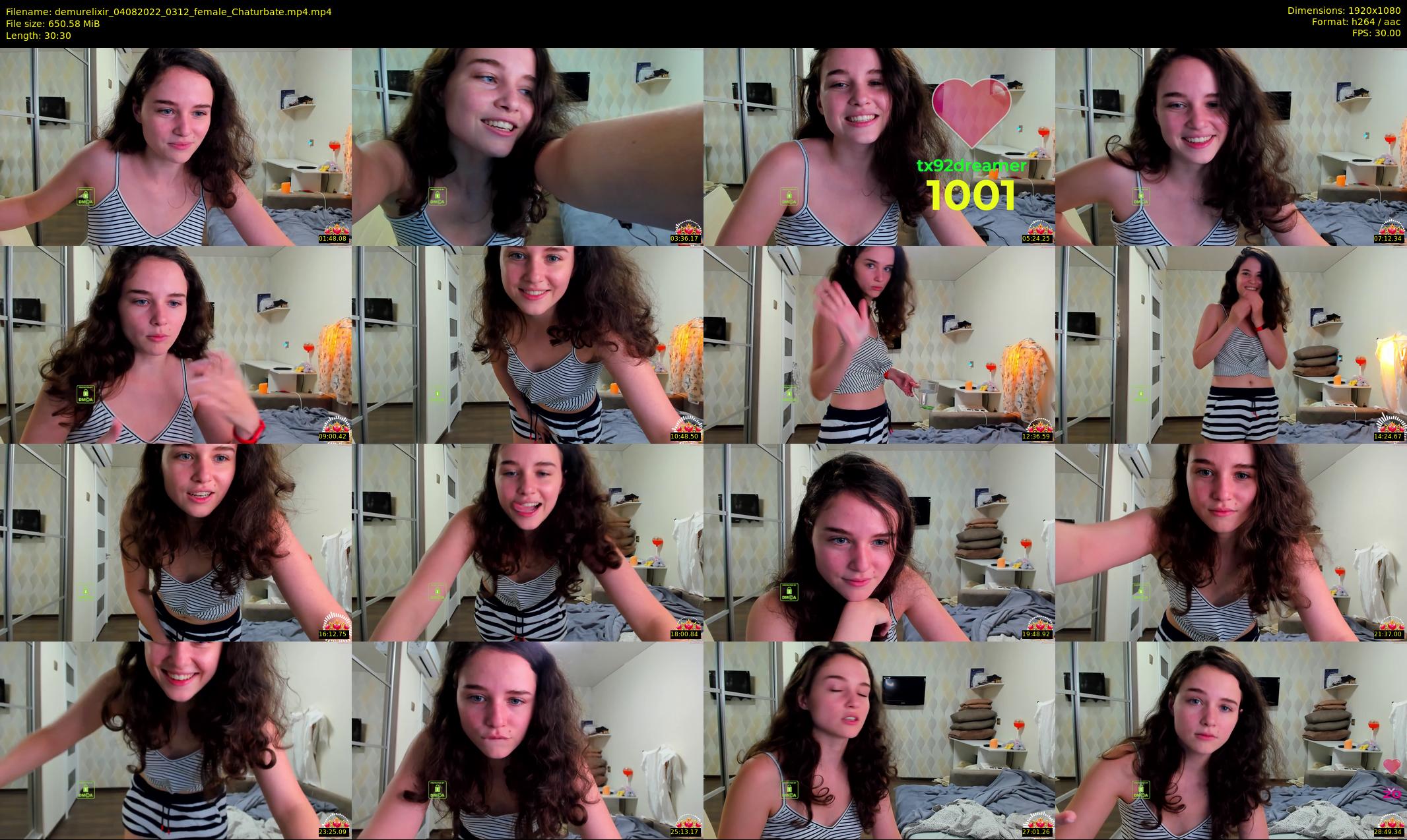 demurelixir — 31 minute Chaturbate female cam show recording, 1080p, Aug 4, 2022