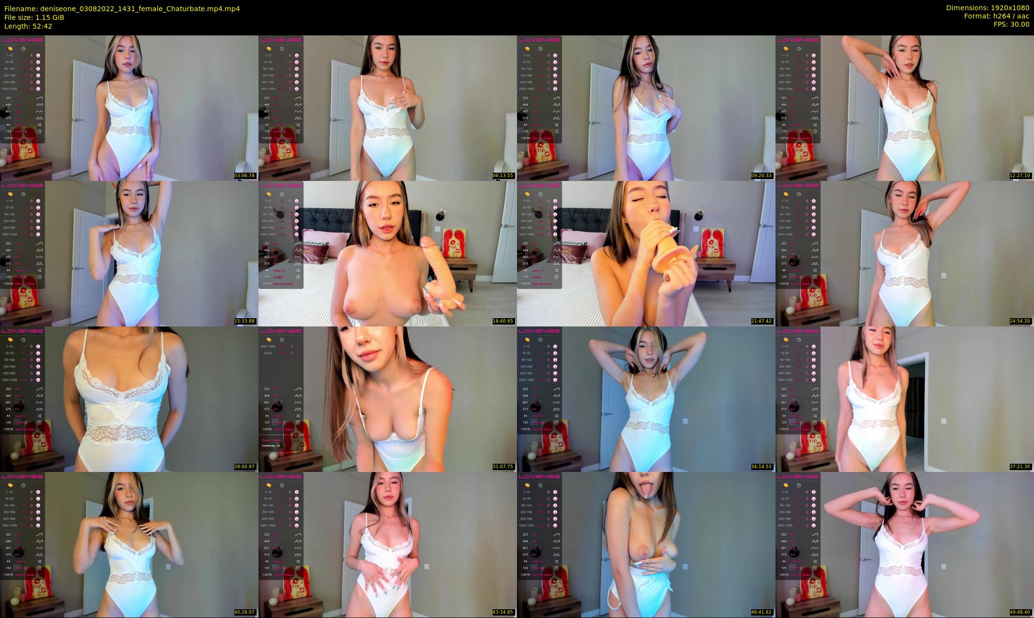 deniseone — 53 minute Chaturbate female cam show recording, 1080p, Aug 3, 2022