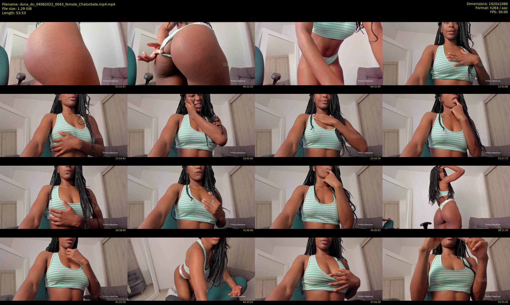 duna_du — 54 minute Chaturbate female cam show recording, 1080p, Aug 4, 2022