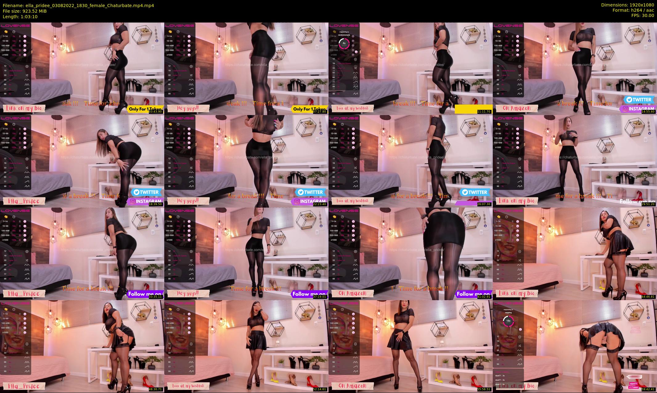 ella_pridee — 64 minute Chaturbate female cam show recording, 1080p, Aug 3, 2022