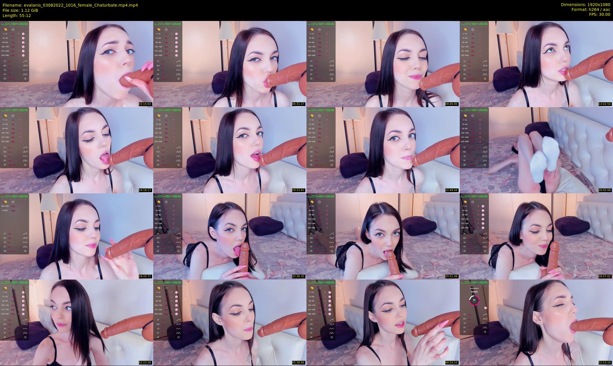evalanis — 56 minute Chaturbate couple cam show recording, 1080p, Aug 3, 2022