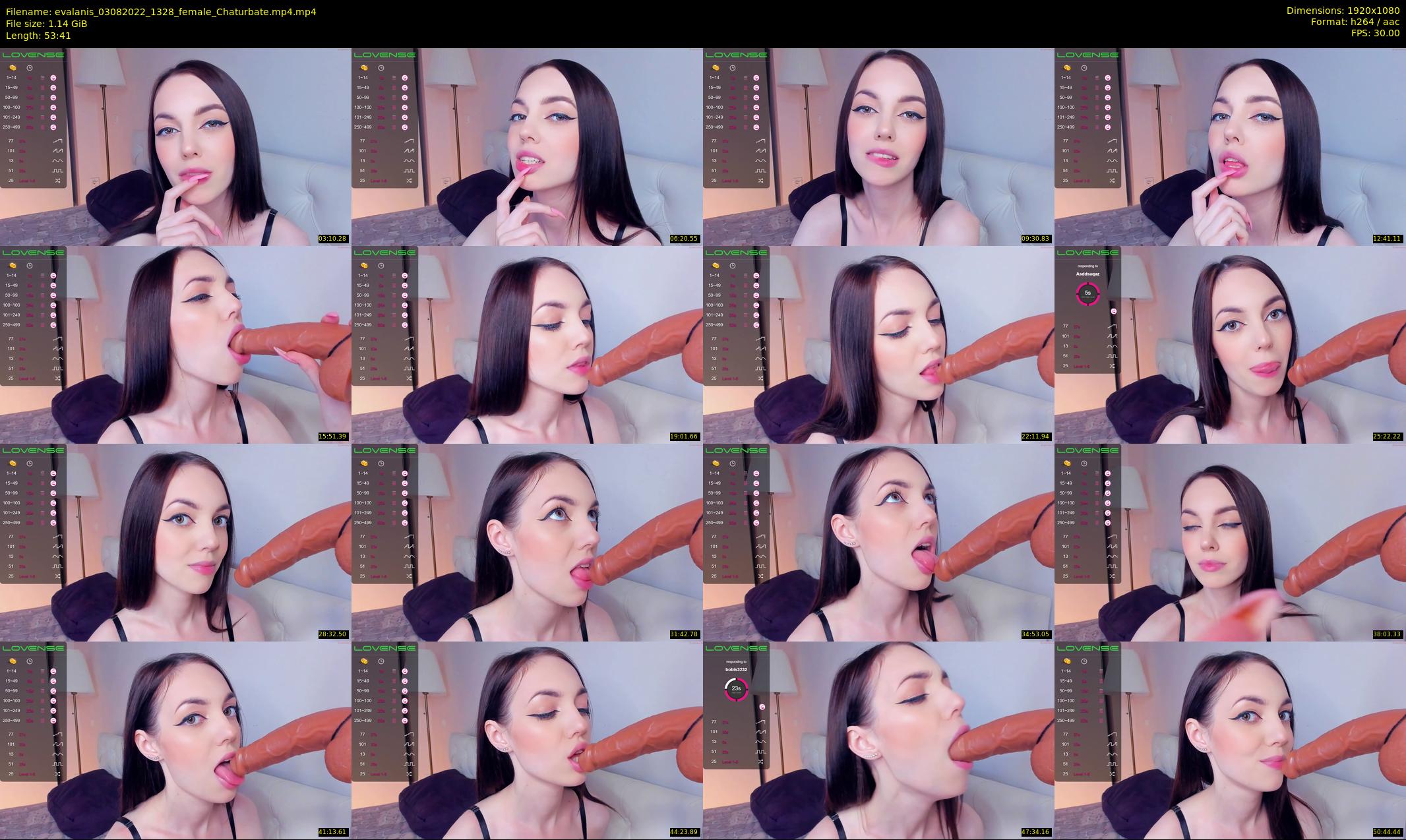 evalanis — 54 minute Chaturbate couple cam show recording, 1080p, Aug 3, 2022