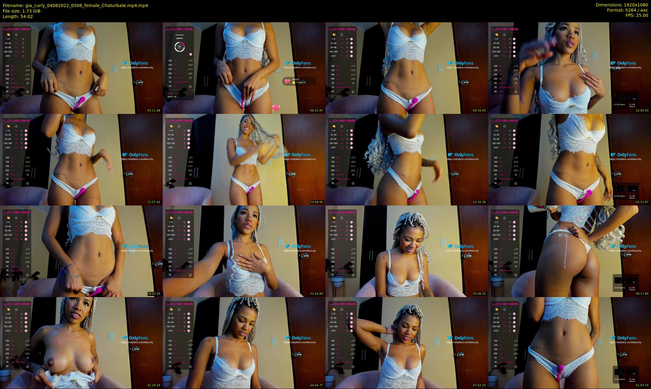 gia_curly — 55 minute Chaturbate female cam show recording, 1080p, Aug 4, 2022