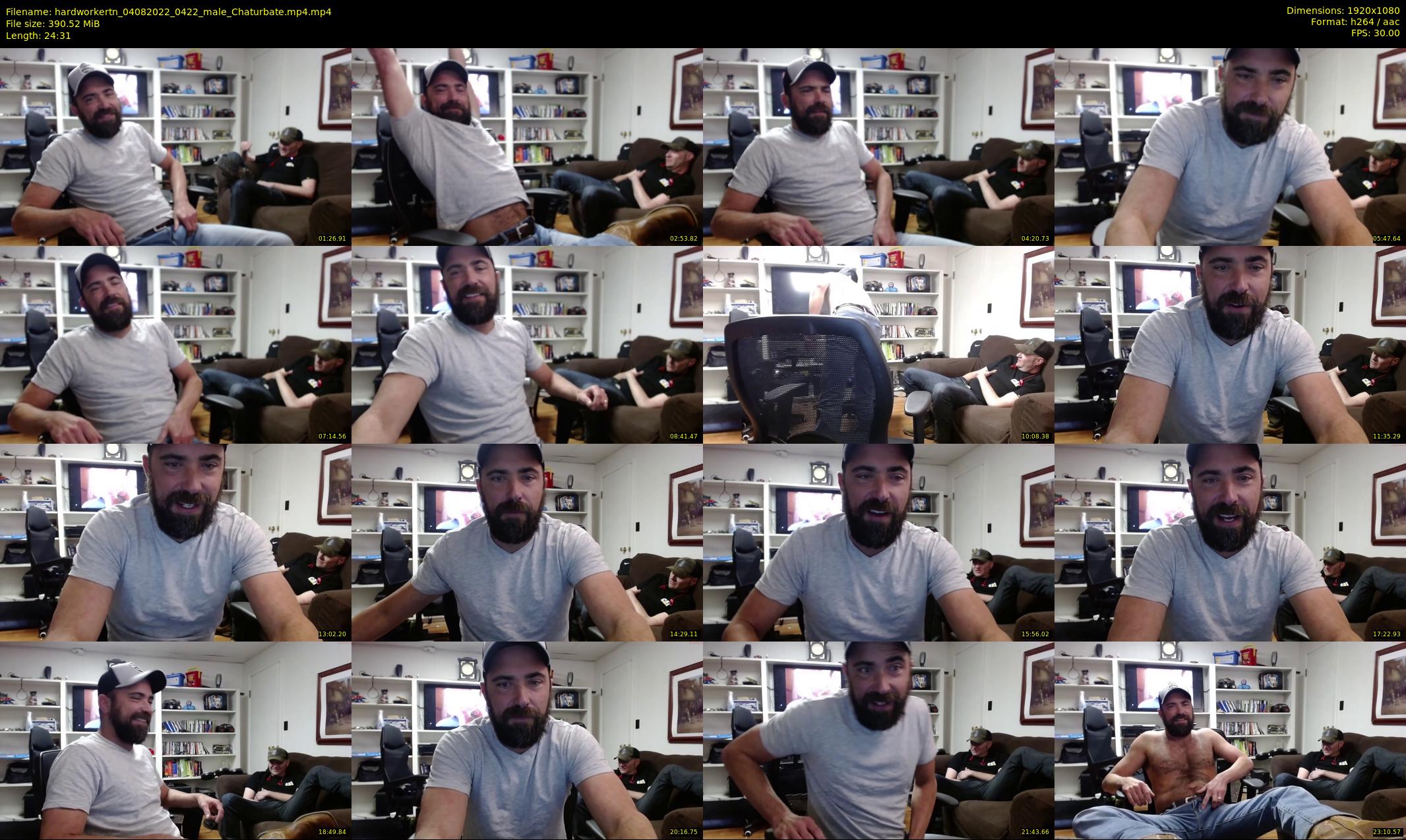 hardworkertn — 25 minute Chaturbate male cam show recording, 1080p, Aug 4, 2022