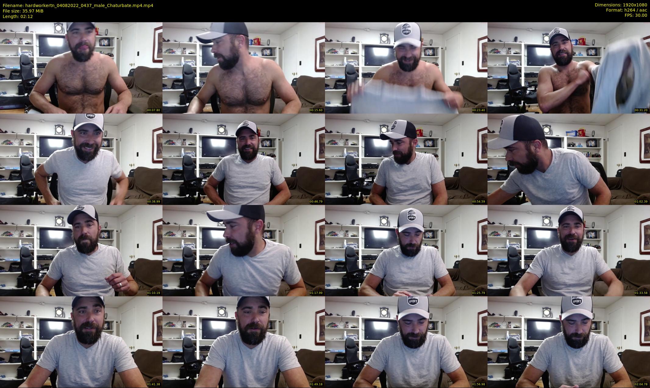 hardworkertn — 3 minute Chaturbate male cam show recording, 1080p, Aug 4, 2022