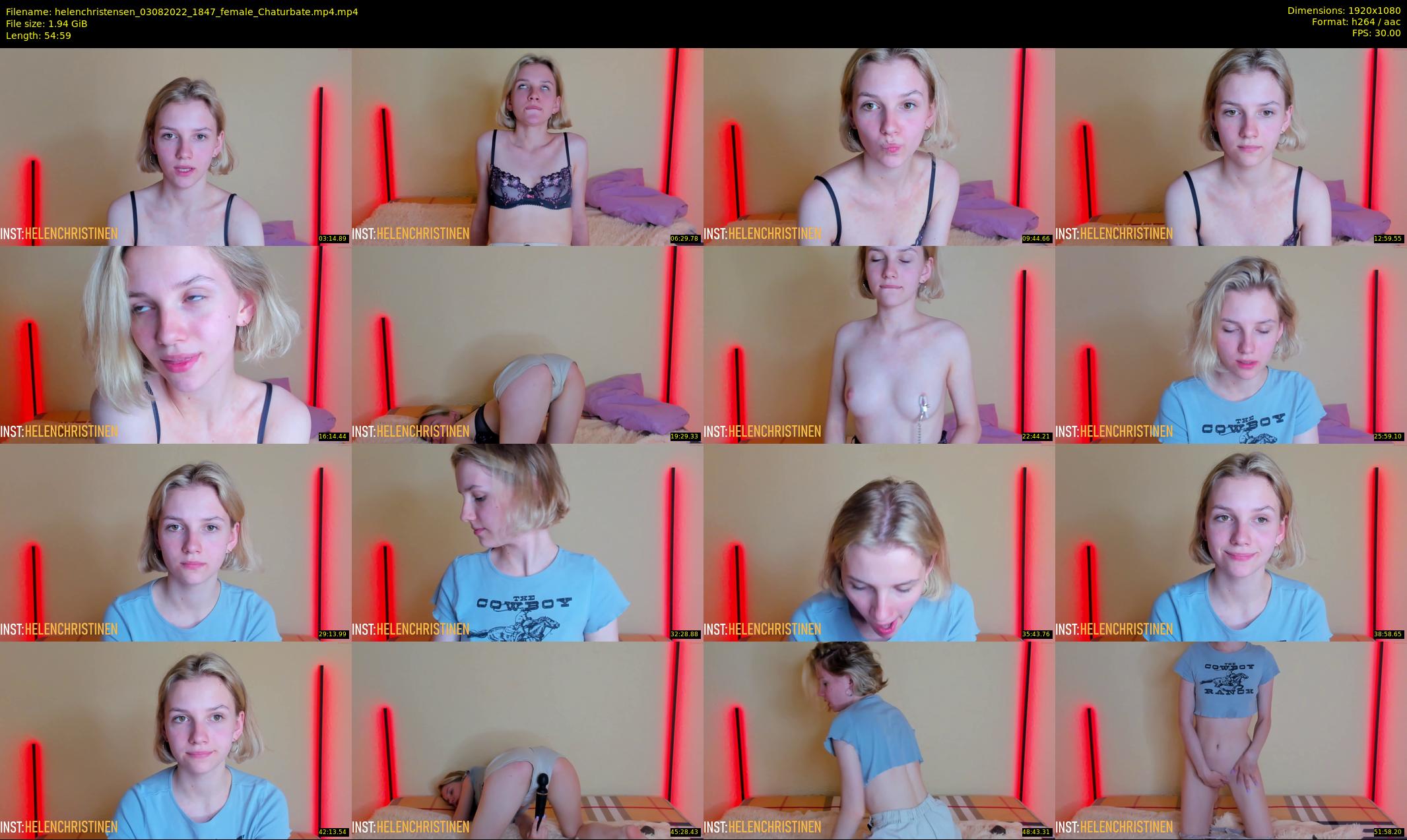 helenchristensen — 55 minute Chaturbate female cam show recording, 1080p, Aug 3, 2022