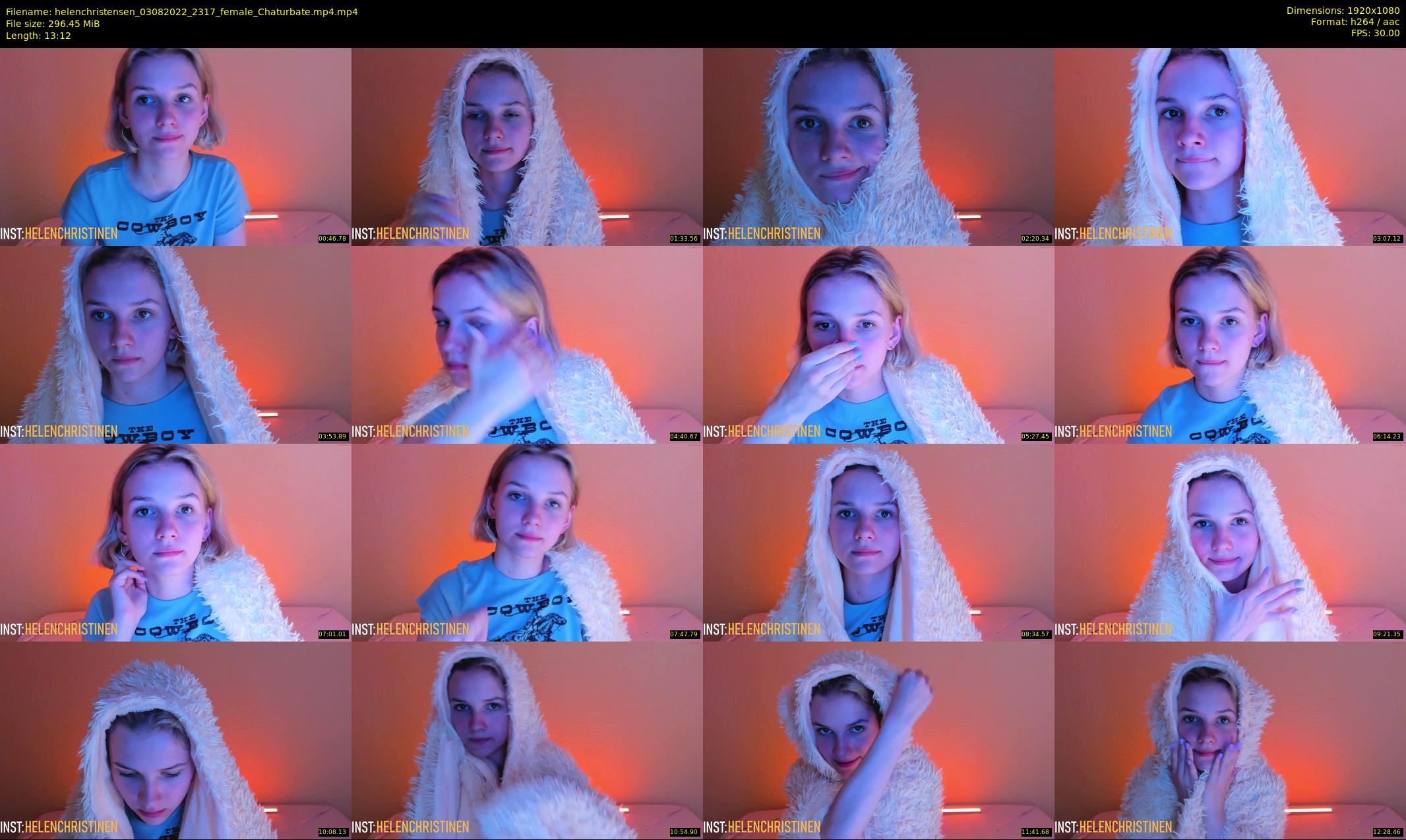 helenchristensen — 14 minute Chaturbate female cam show recording, 1080p, Aug 3, 2022