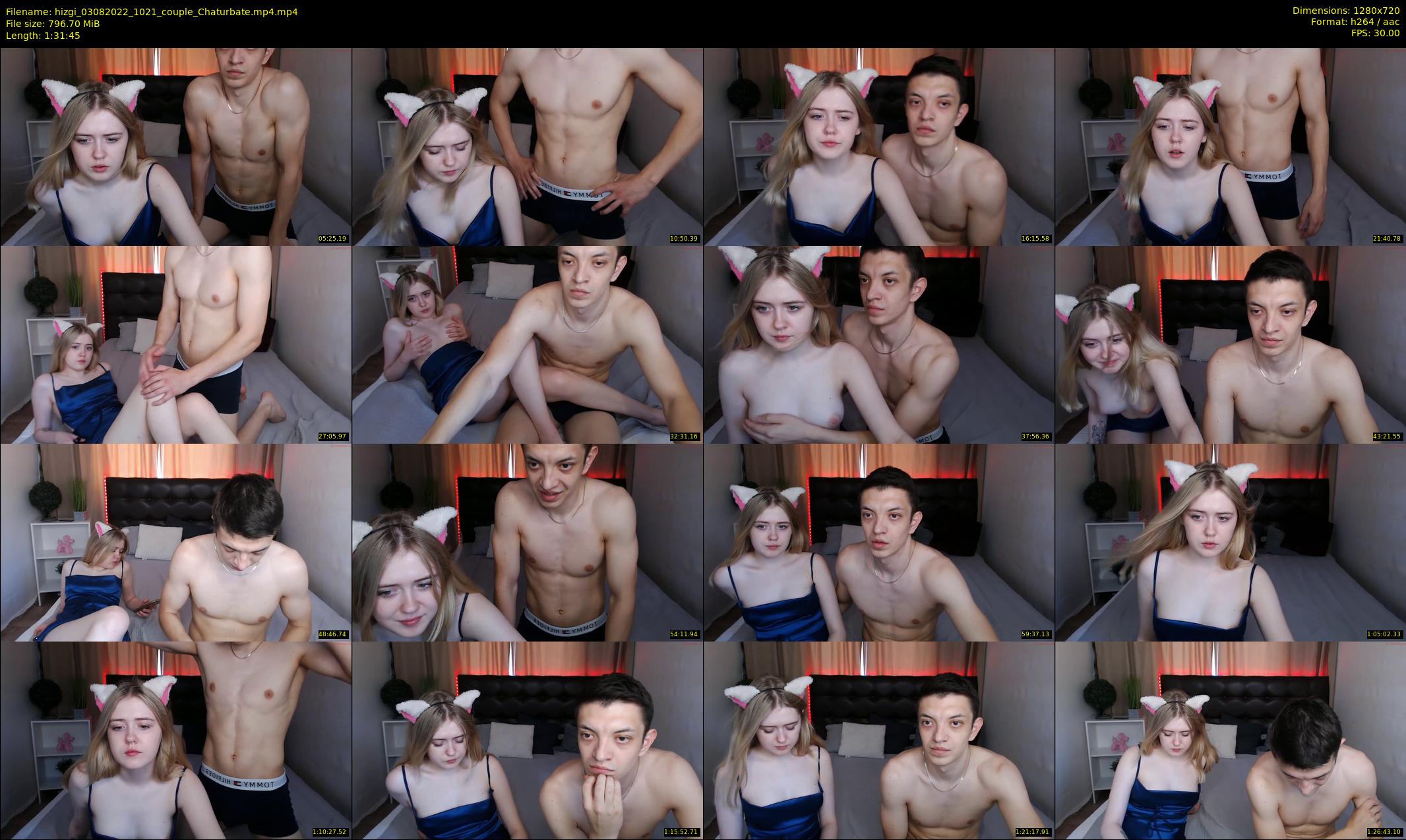 hizgi — 92 minute Chaturbate couple cam show recording, 720p, Aug 3, 2022