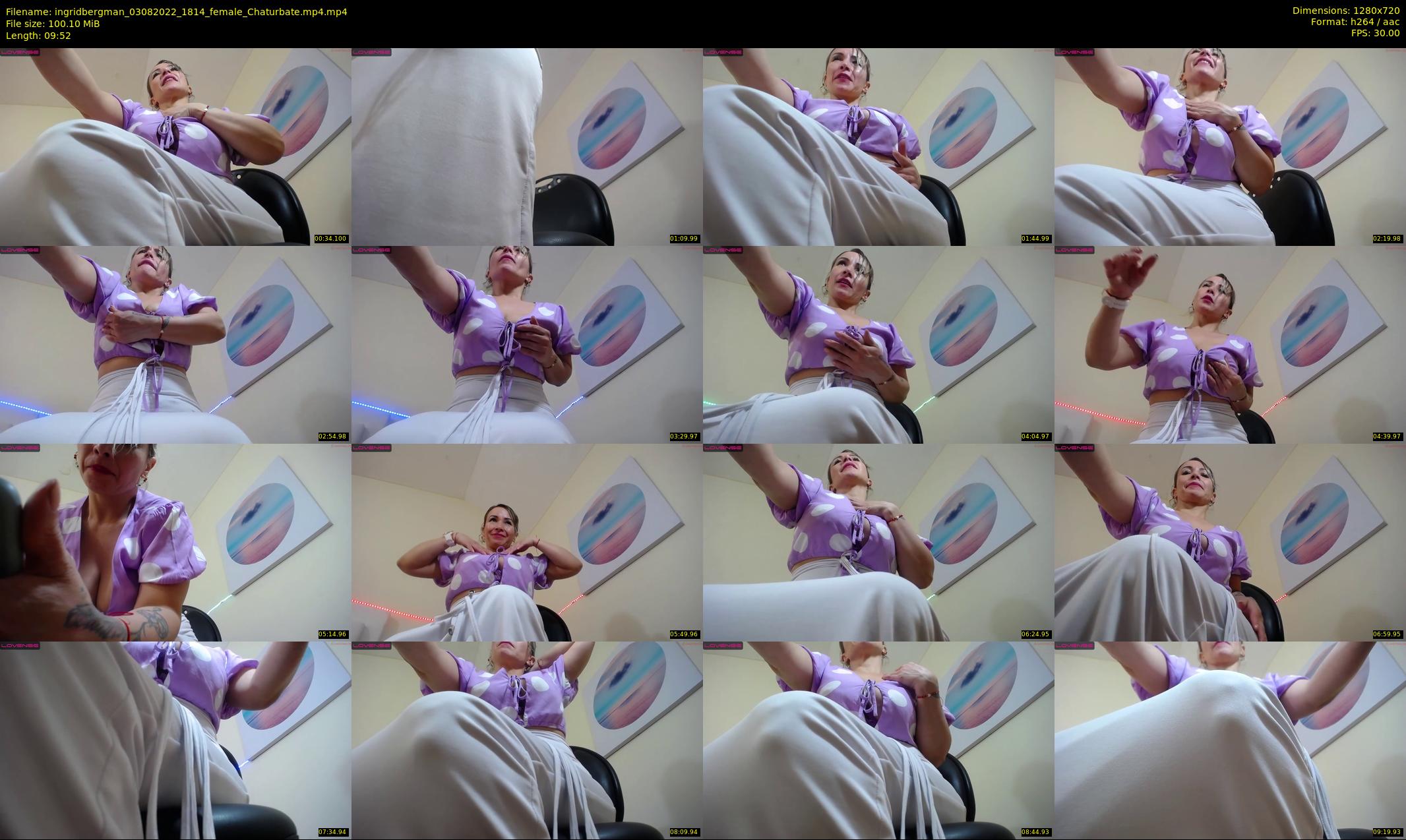 ingridbergman — 10 minute Chaturbate female cam show recording, 720p, Aug 3, 2022