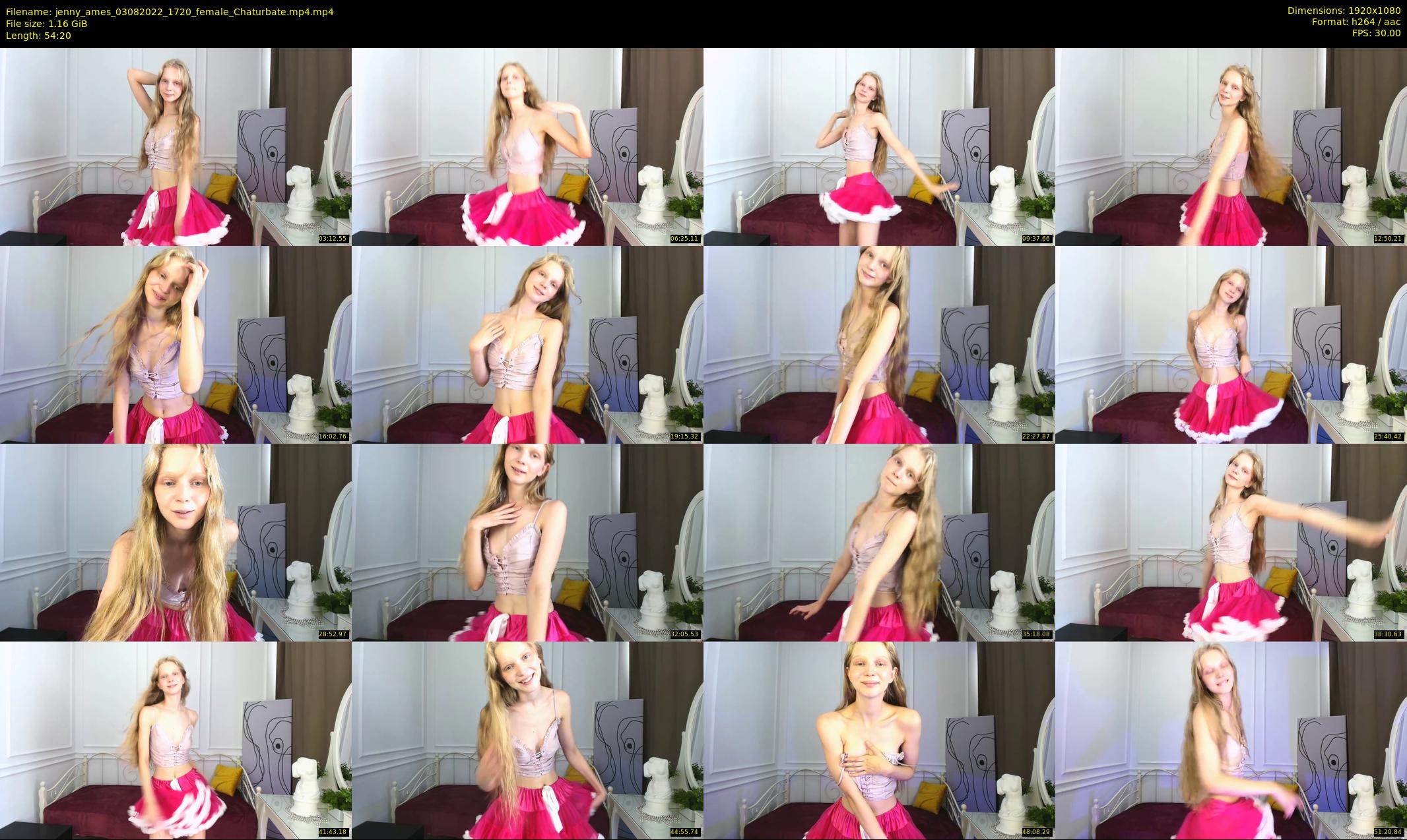 jenny_ames — 55 minute Chaturbate female cam show recording, 1080p, Aug 3, 2022