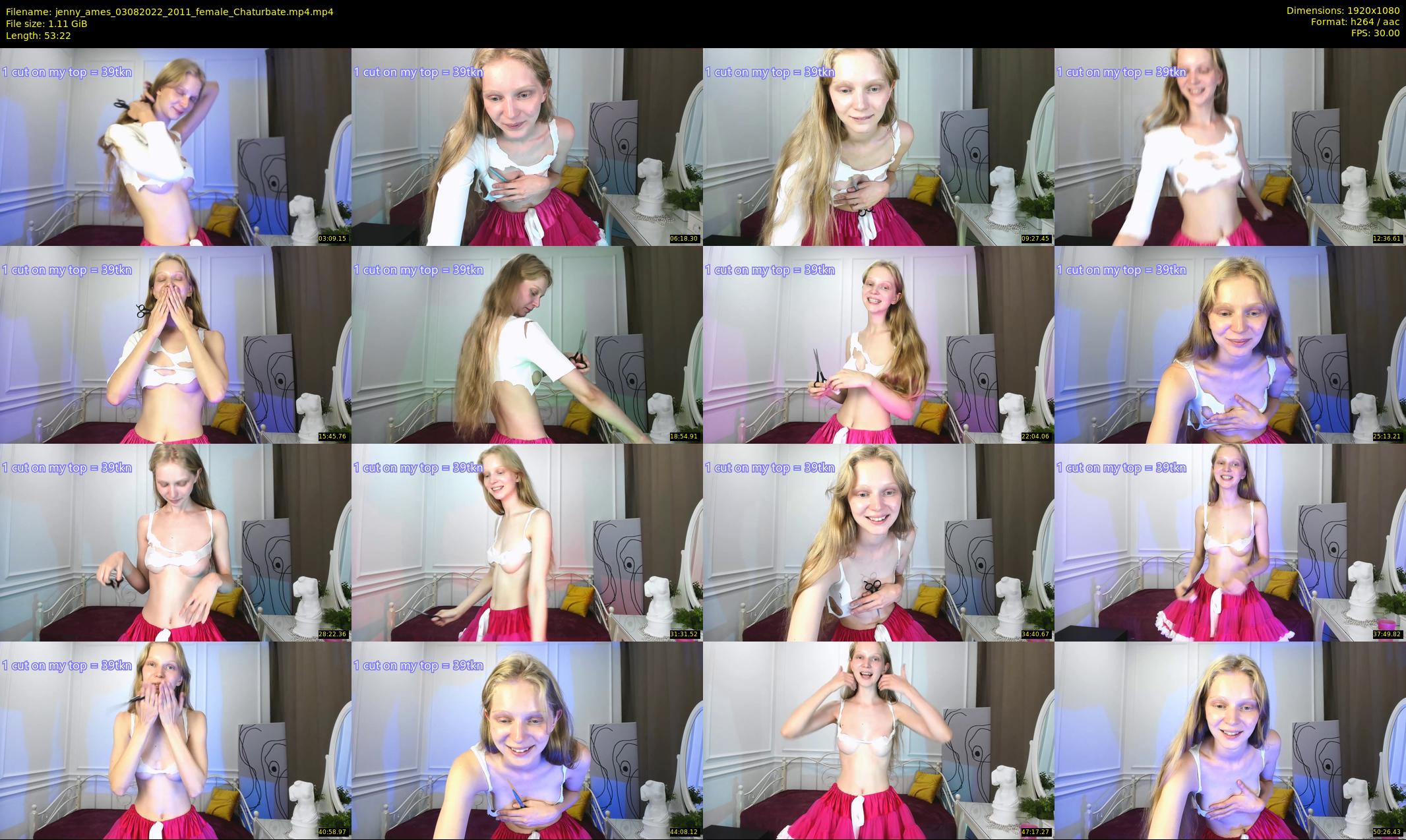 jenny_ames — 54 minute Chaturbate female cam show recording, 1080p, Aug 3, 2022