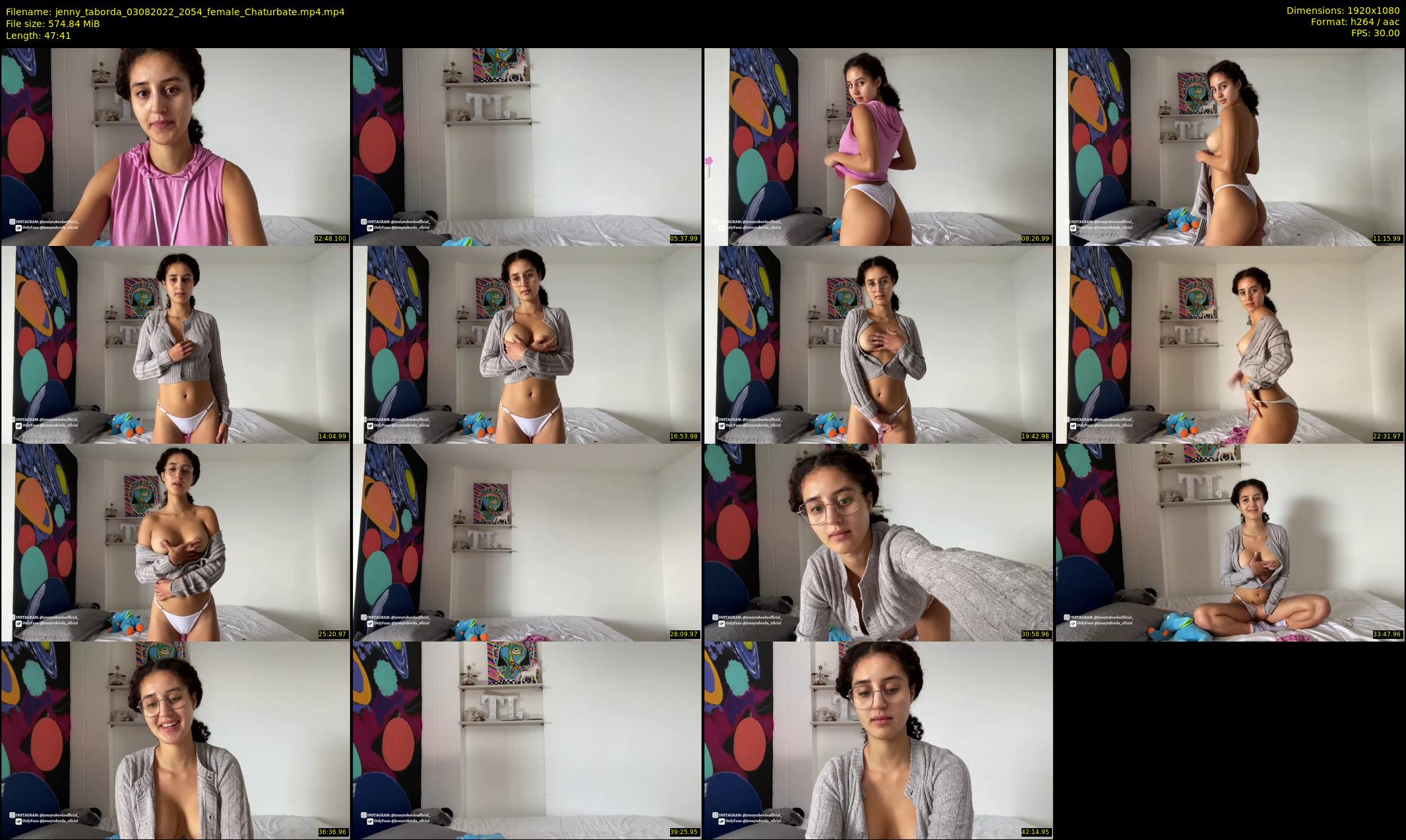 jenny_taborda — 48 minute Chaturbate female cam show recording, 1080p, Aug 3, 2022