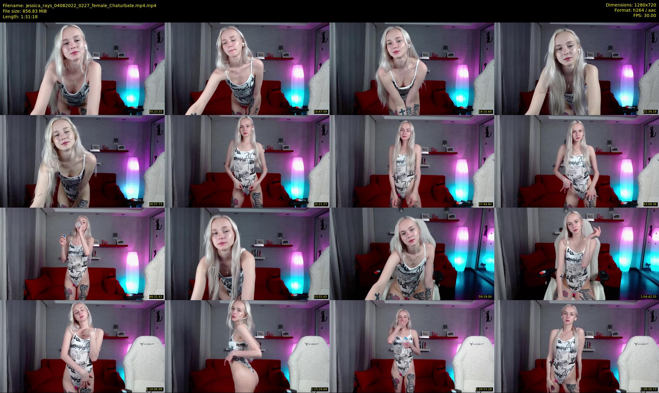 jessica_rays — 92 minute Chaturbate couple cam show recording, 720p, Aug 4, 2022