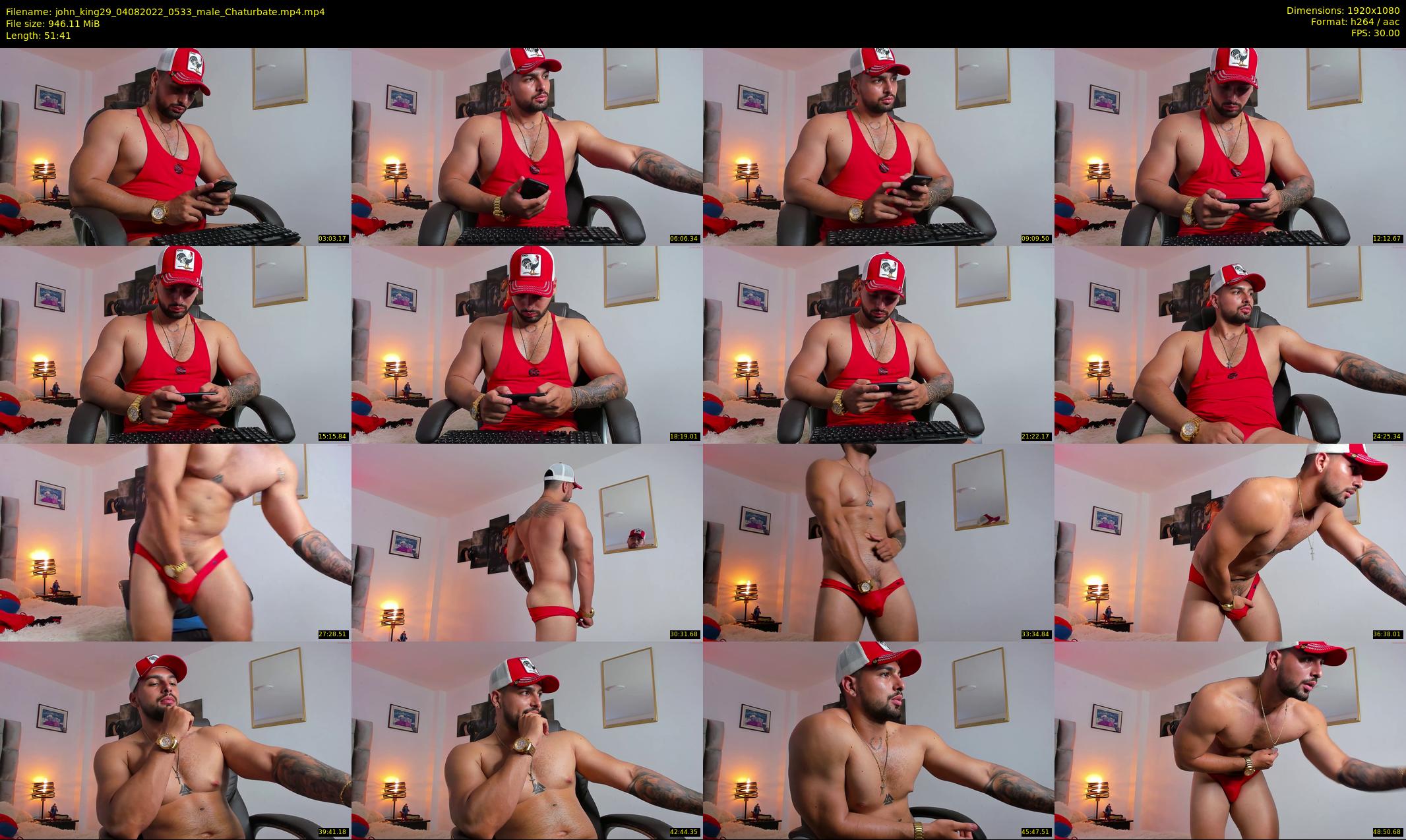 john_king29 — 52 minute Chaturbate male cam show recording, 1080p, Aug 4, 2022