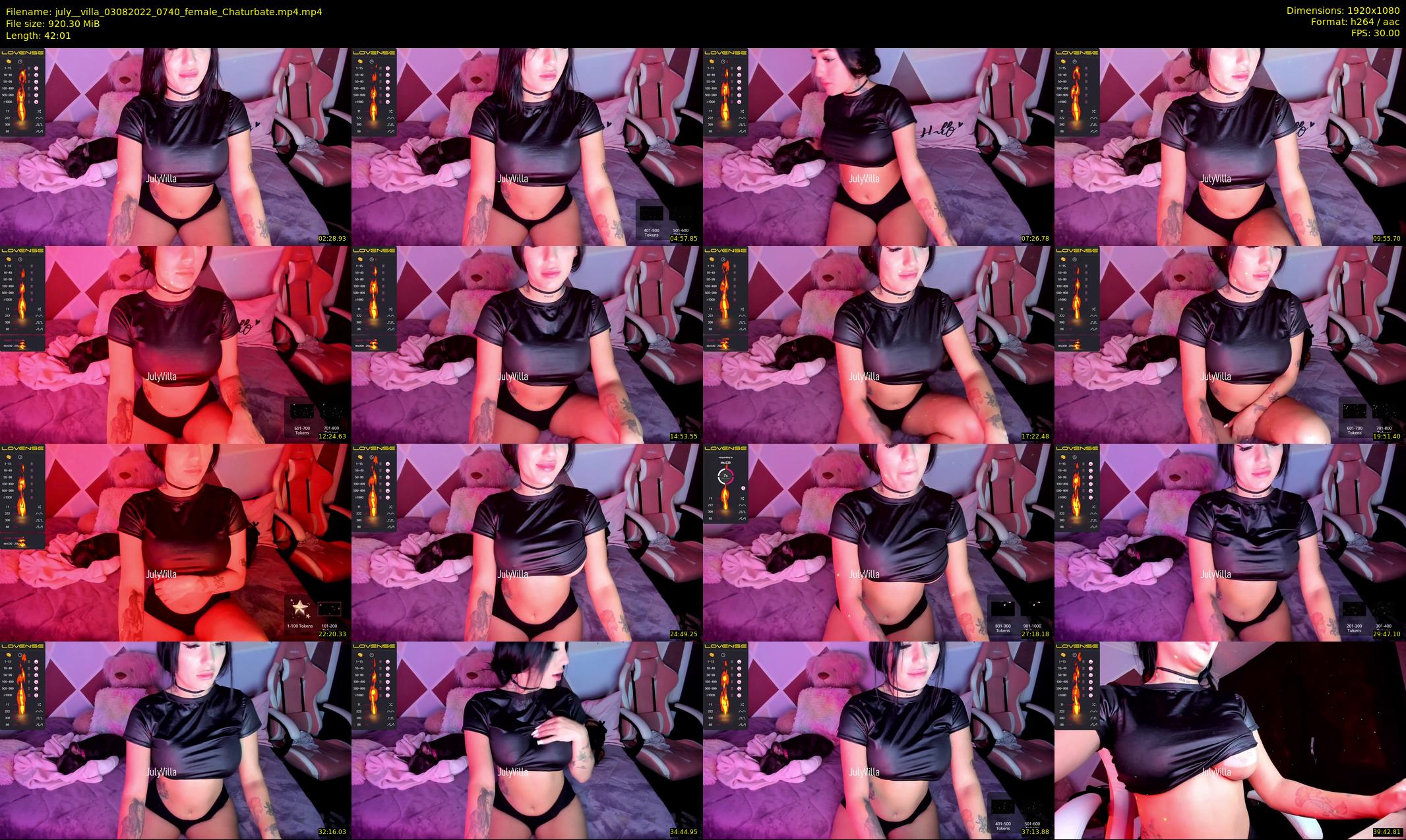 july__villa — 43 minute Chaturbate female cam show recording, 1080p, Aug 3, 2022