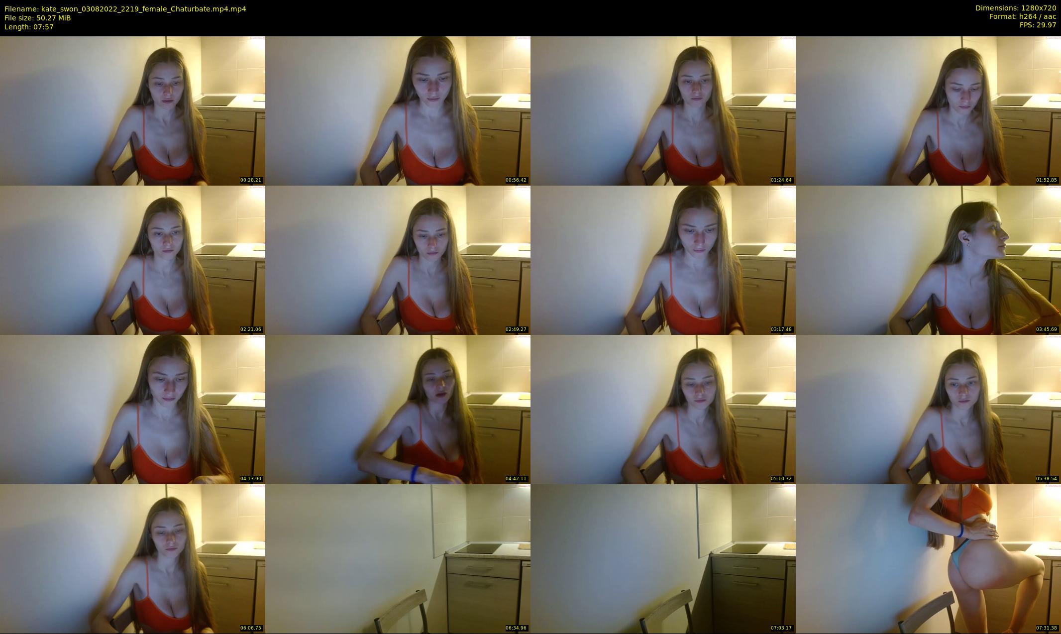 kate_swon — 8 minute Chaturbate female cam show recording, 720p, Aug 3, 2022