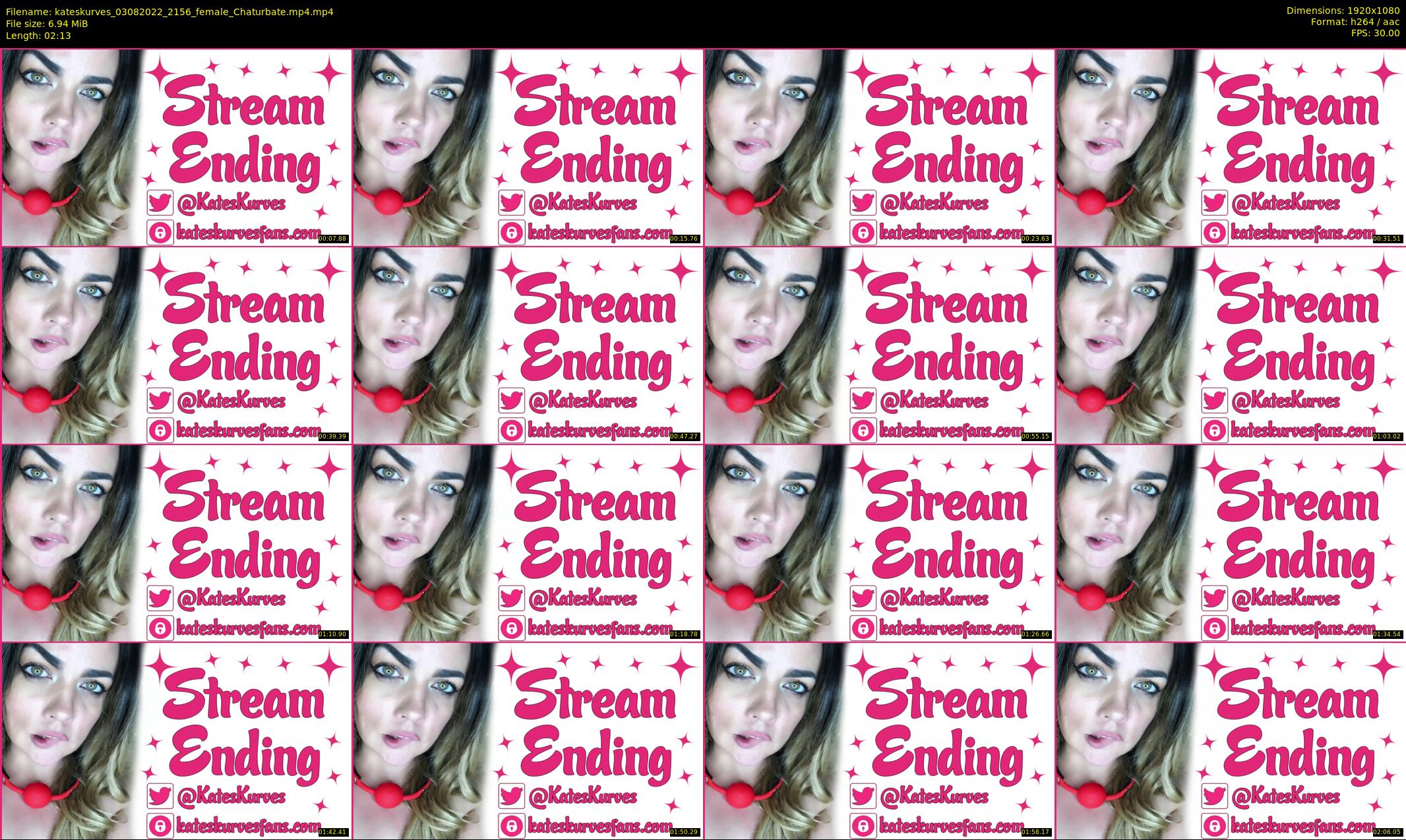 kateskurves — 3 minute Chaturbate female cam show recording, 1080p, Aug 3, 2022