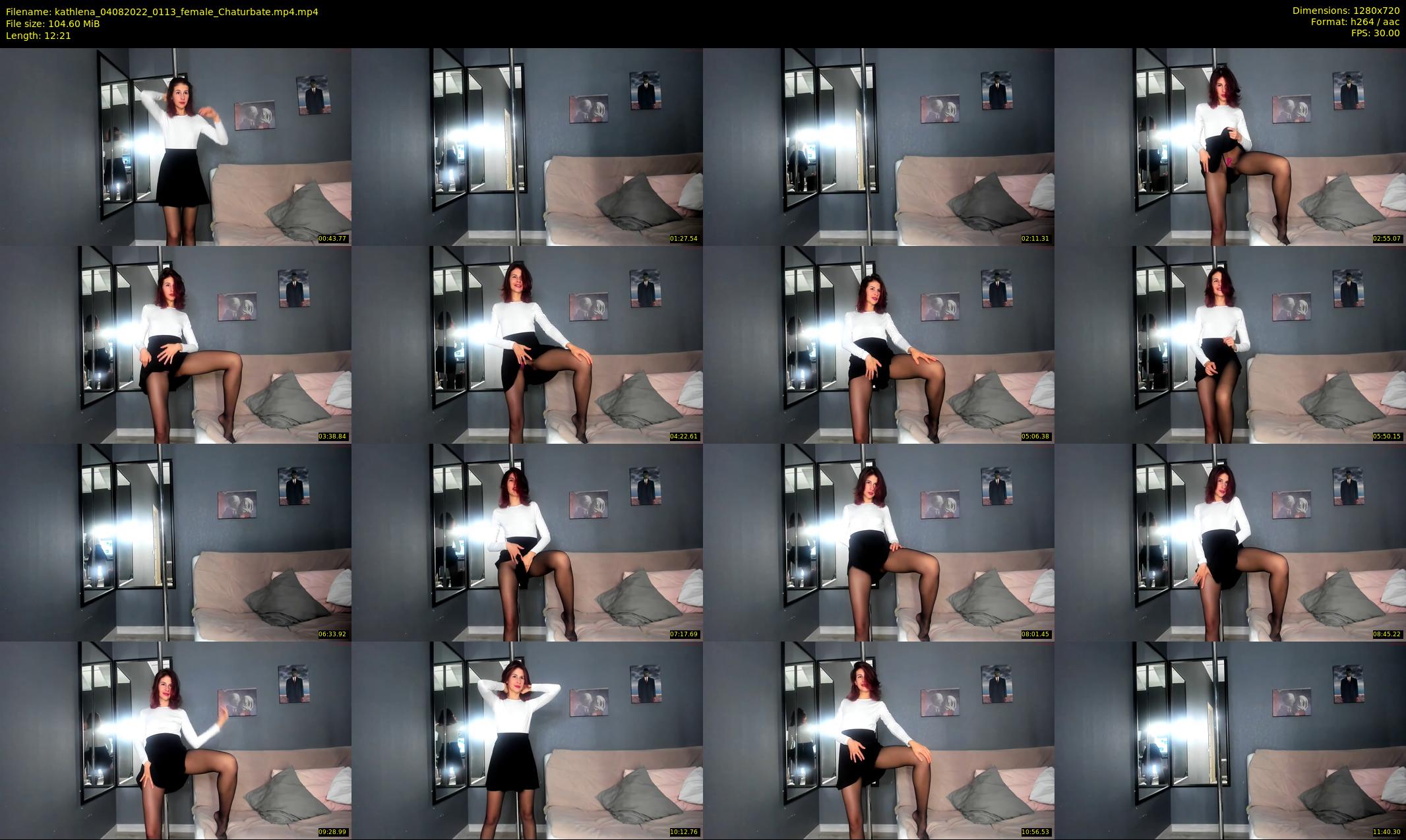 kathlena — 13 minute Chaturbate female cam show recording, 720p, Aug 4, 2022